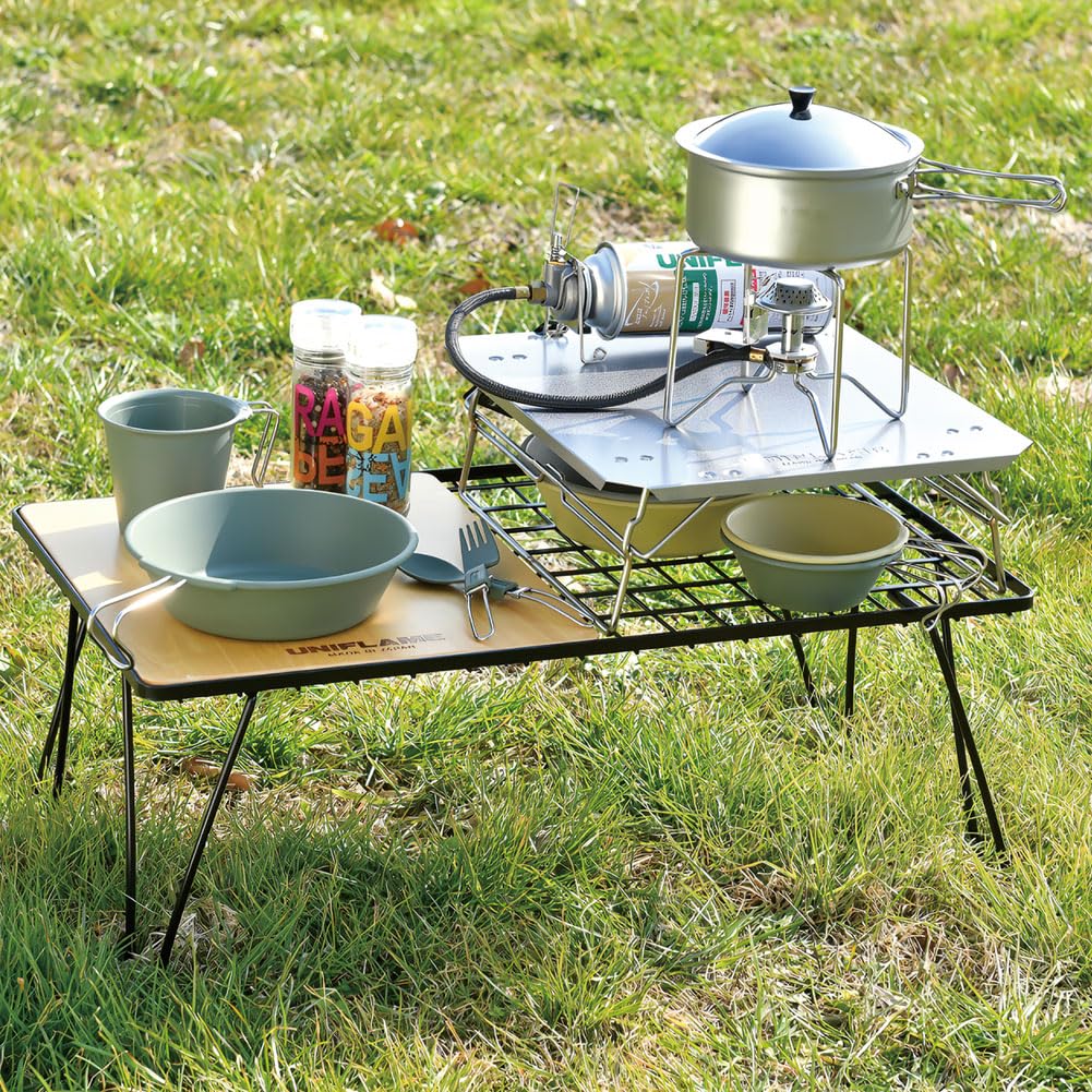 Amazon.co.jp: ユニフレーム(UNIFLAME) フィールドラック ステンレス天