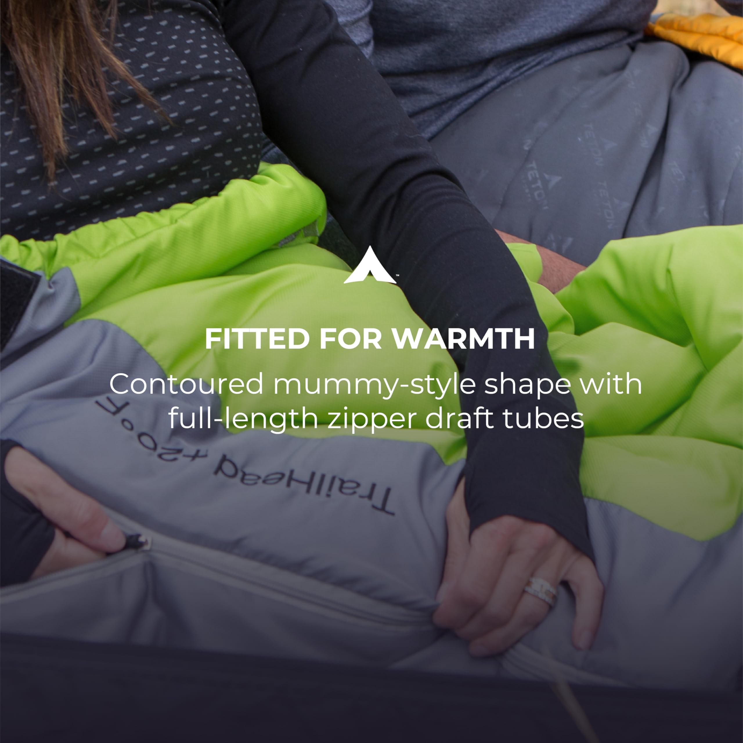 TETON Sports Trailhead Sleeping Bag for Adults; Lightweight