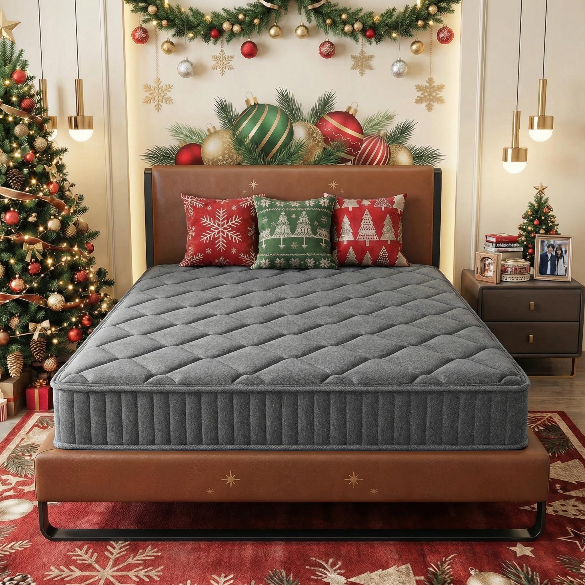 Amazon.co.jp: Hsuener マットレス ポケットコイル 厚さ22cm 高反発