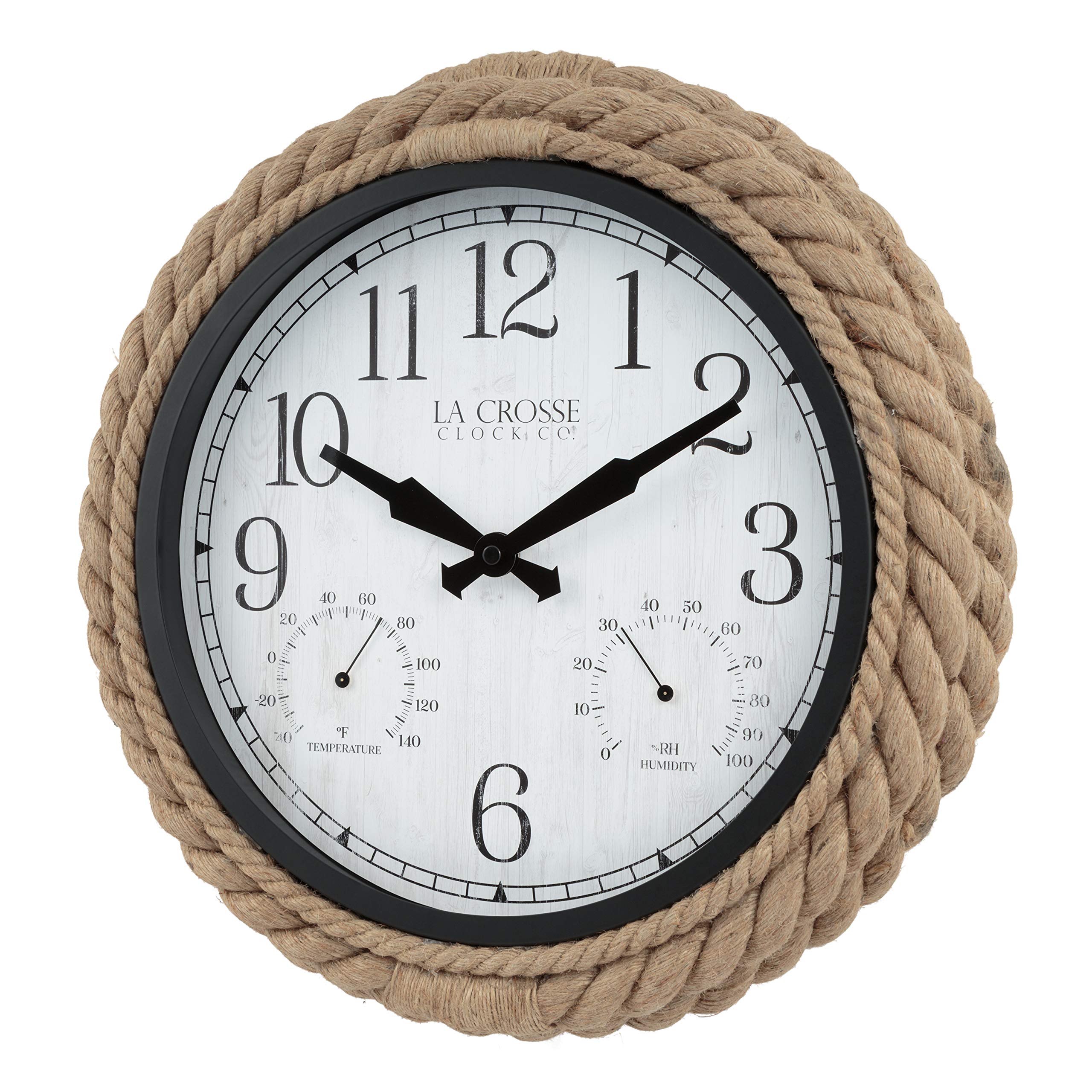 Amazon.com: La Crosse Clock 433-3836 14-inch Rowan Indoor/Outdoor