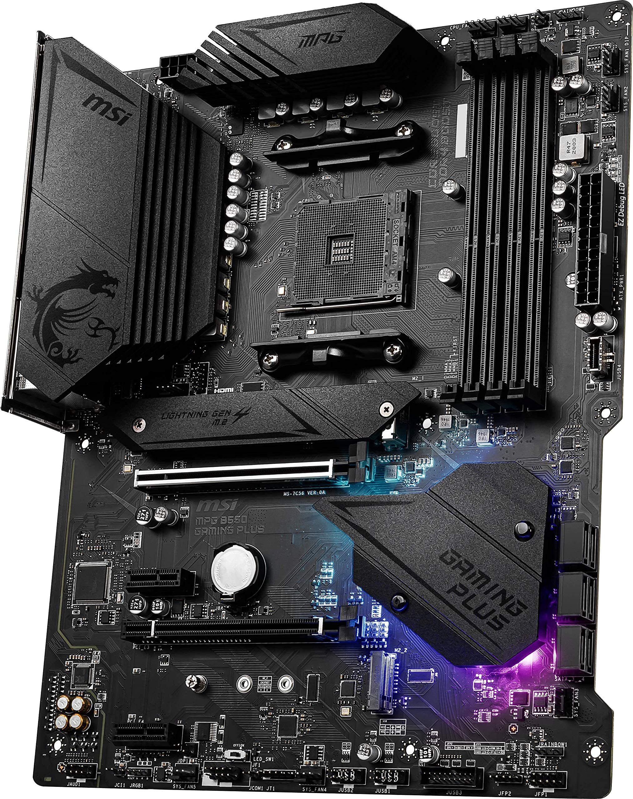 Amazon.com: MSI MPG B550 GAMING PLUS Desktop Motherboard - AMD