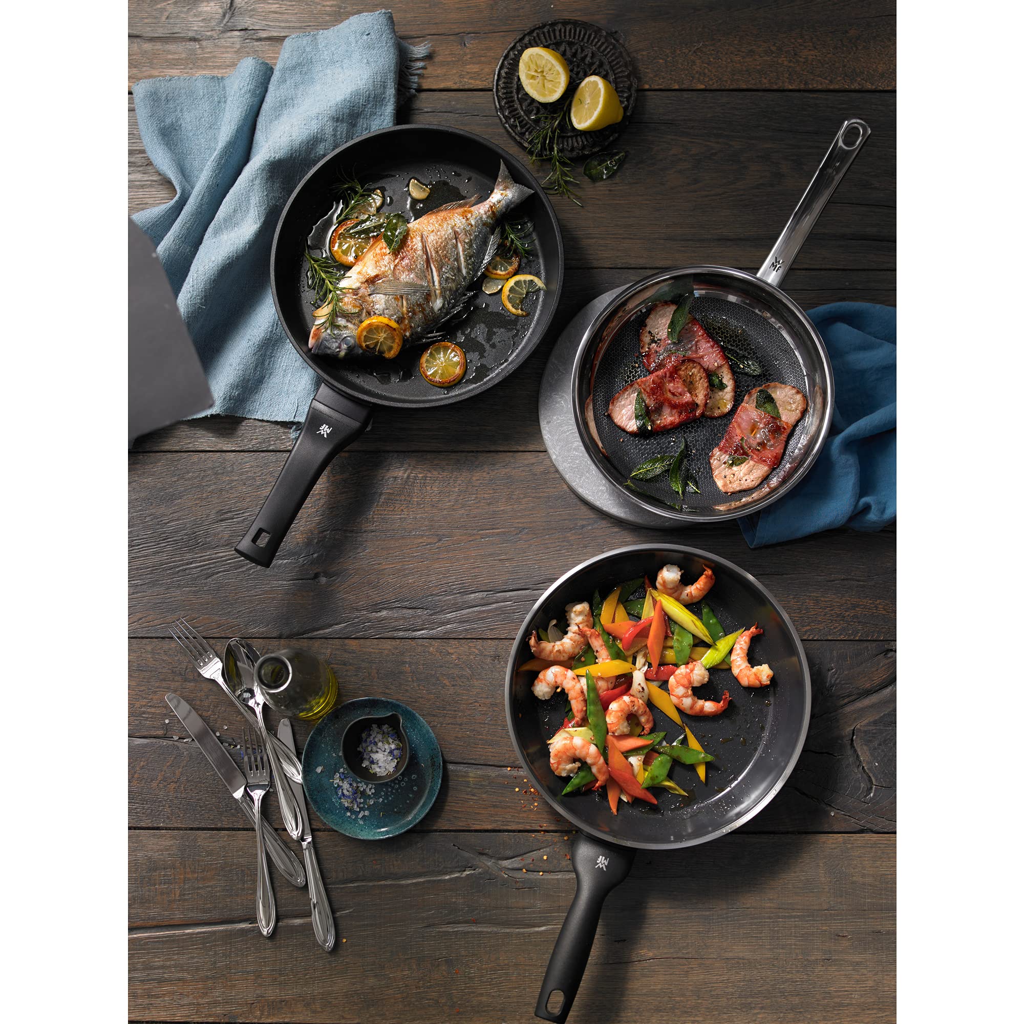 Amazon｜WMF (ヴェーエムエフ) 両手フライパン 28cm IH ガス火対応