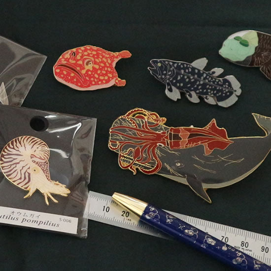 オウムガイ｜コレクションピンズS-006｜マインドダイレクト【F.C.