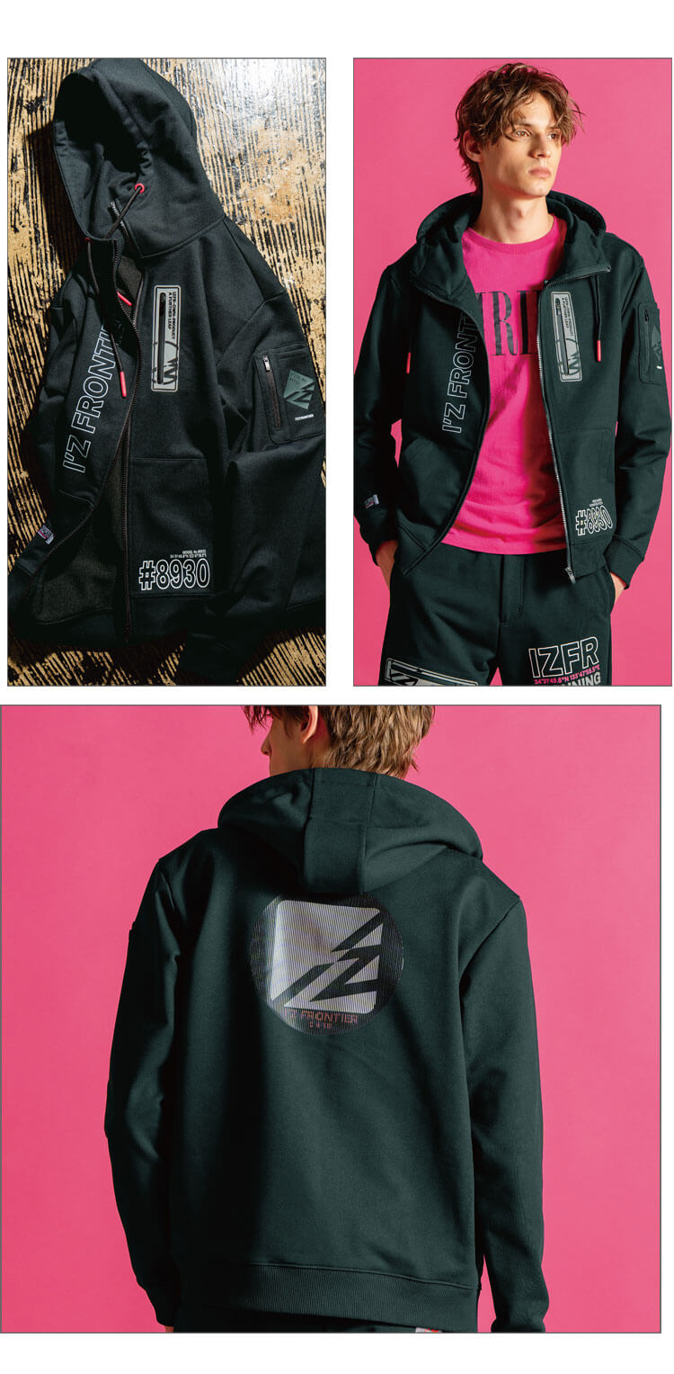 アイズフロンティア IZ FRONTIER P.D.ストレッチスウェットフルジップ