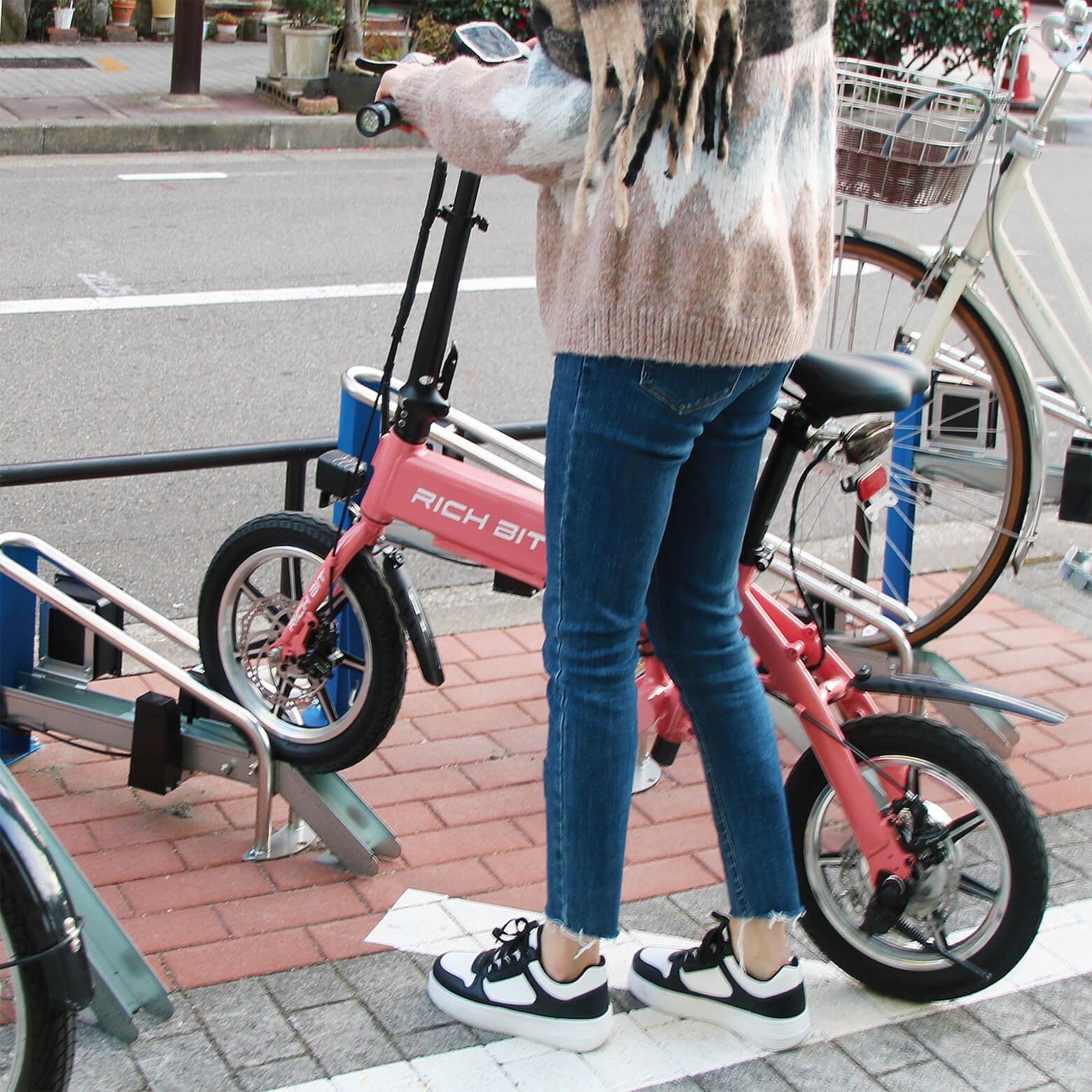 即納】RICHBIT CITY（シティブラック）電動バイク 特定小型原付モデル