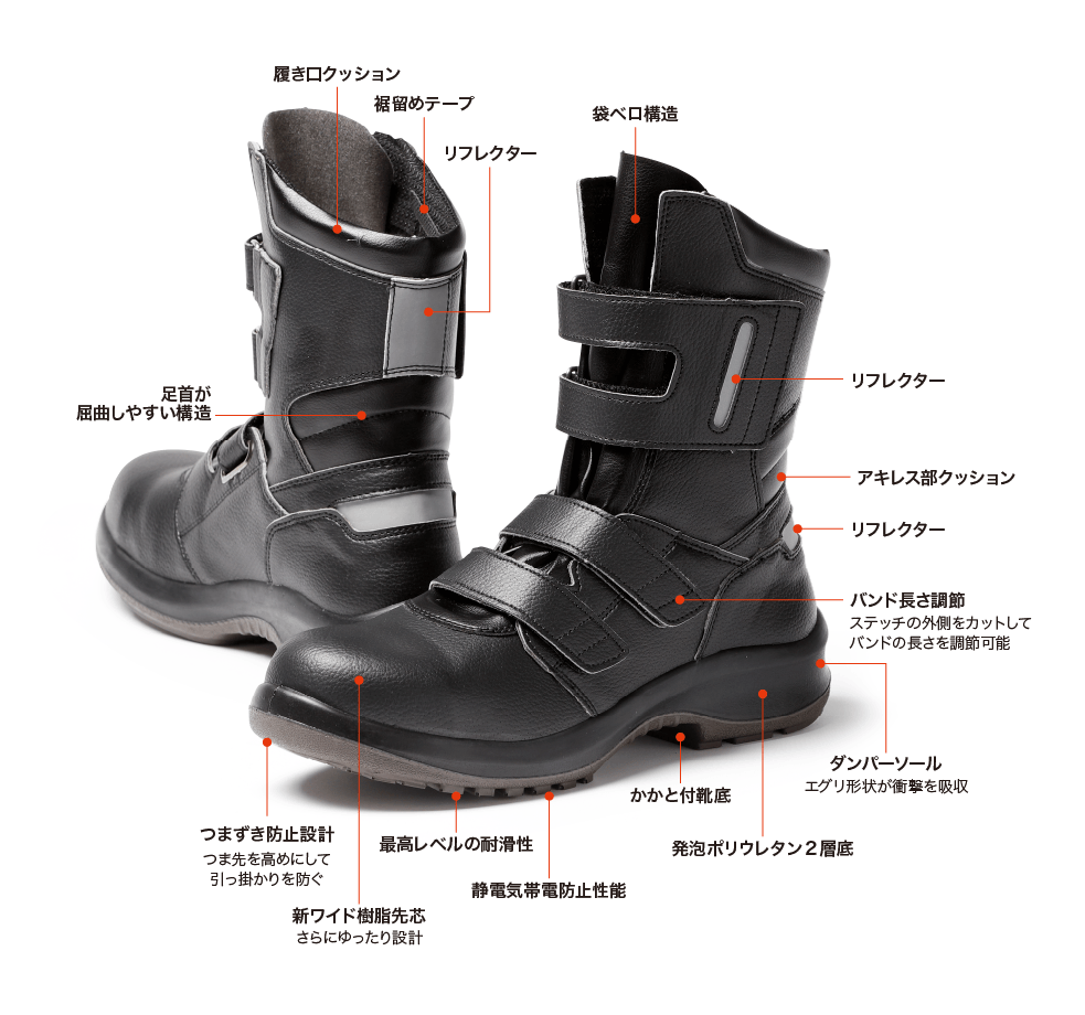 ミドリワイダクス対応：リサイクル人工皮革を使用したMW235静電 - 安全