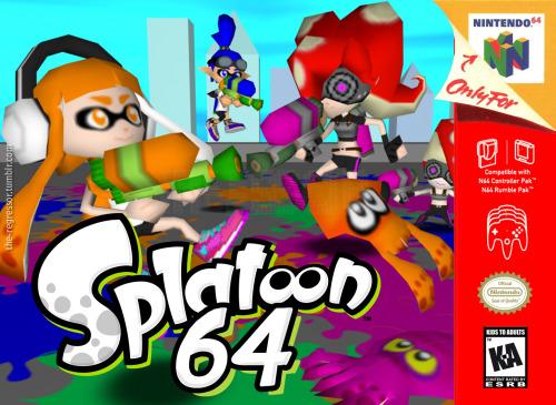 もしも、「スプラトゥーン」が64で作られていたら…こんな感じ？ | そう