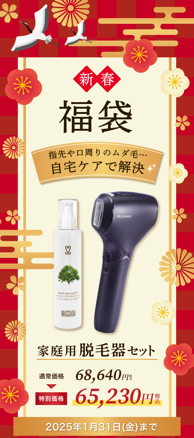 2025年福袋】家庭用脱毛器セット