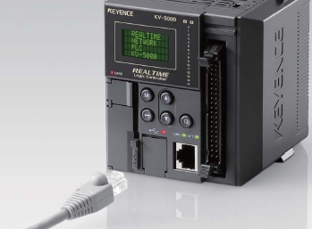 キーエンスPLC Ethernet 内蔵 CPU ユニット KV-5000と三菱PLC間