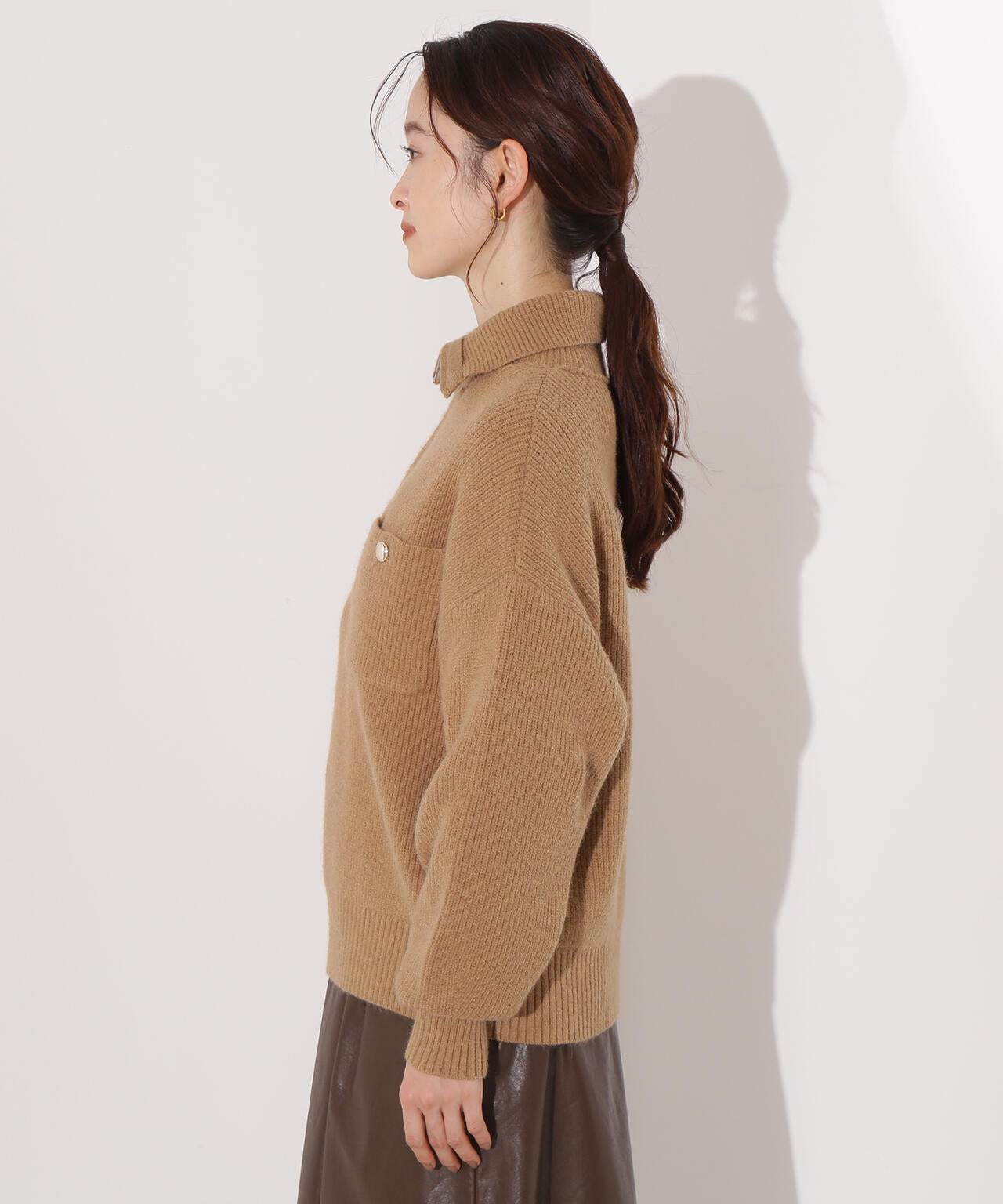 ハーフジップオーバーニット | N. Natural Beauty Basic*（エヌ