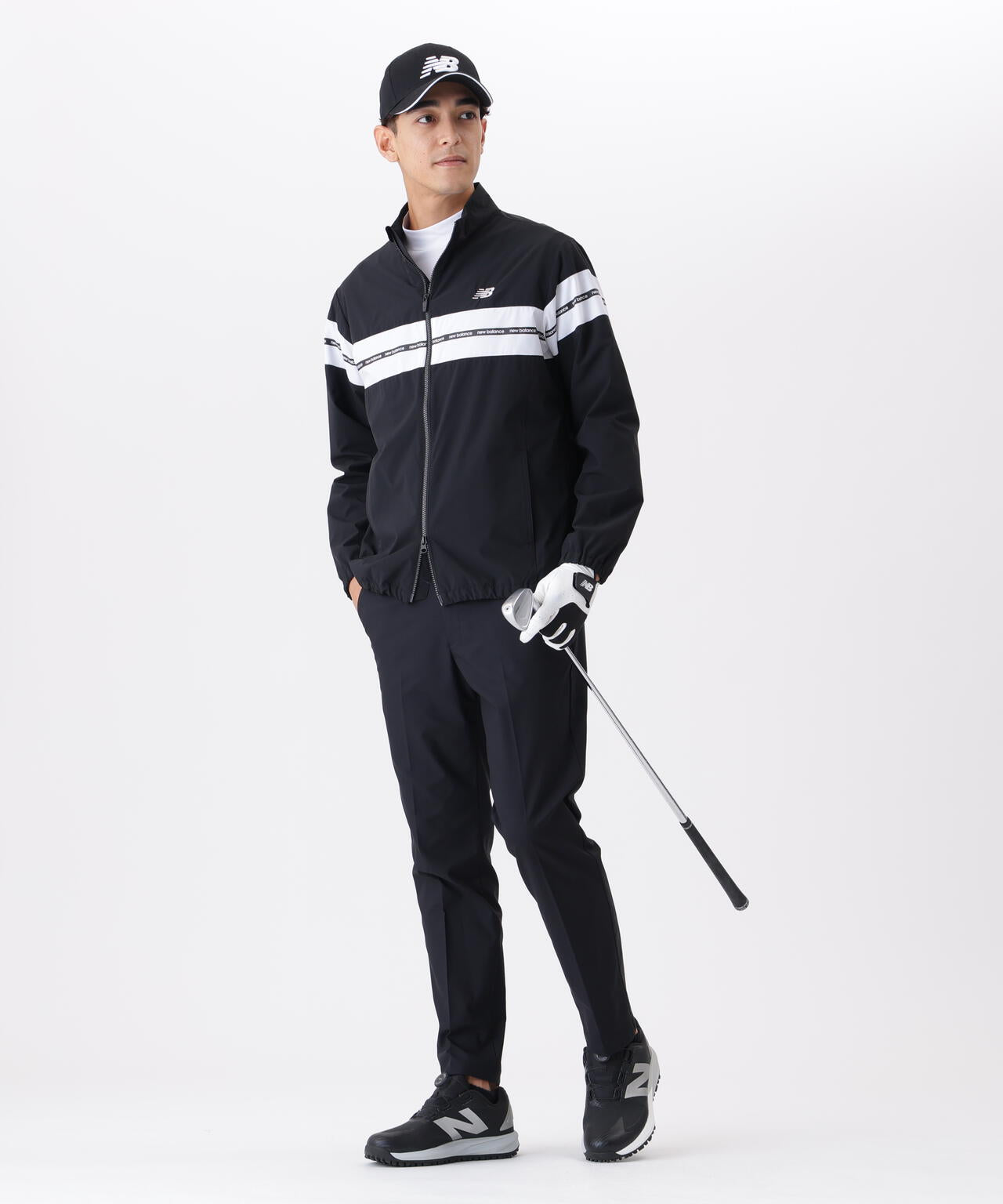 撥水 ストレッチ フルジップ ウインド ブルゾン (MENS) | new balance