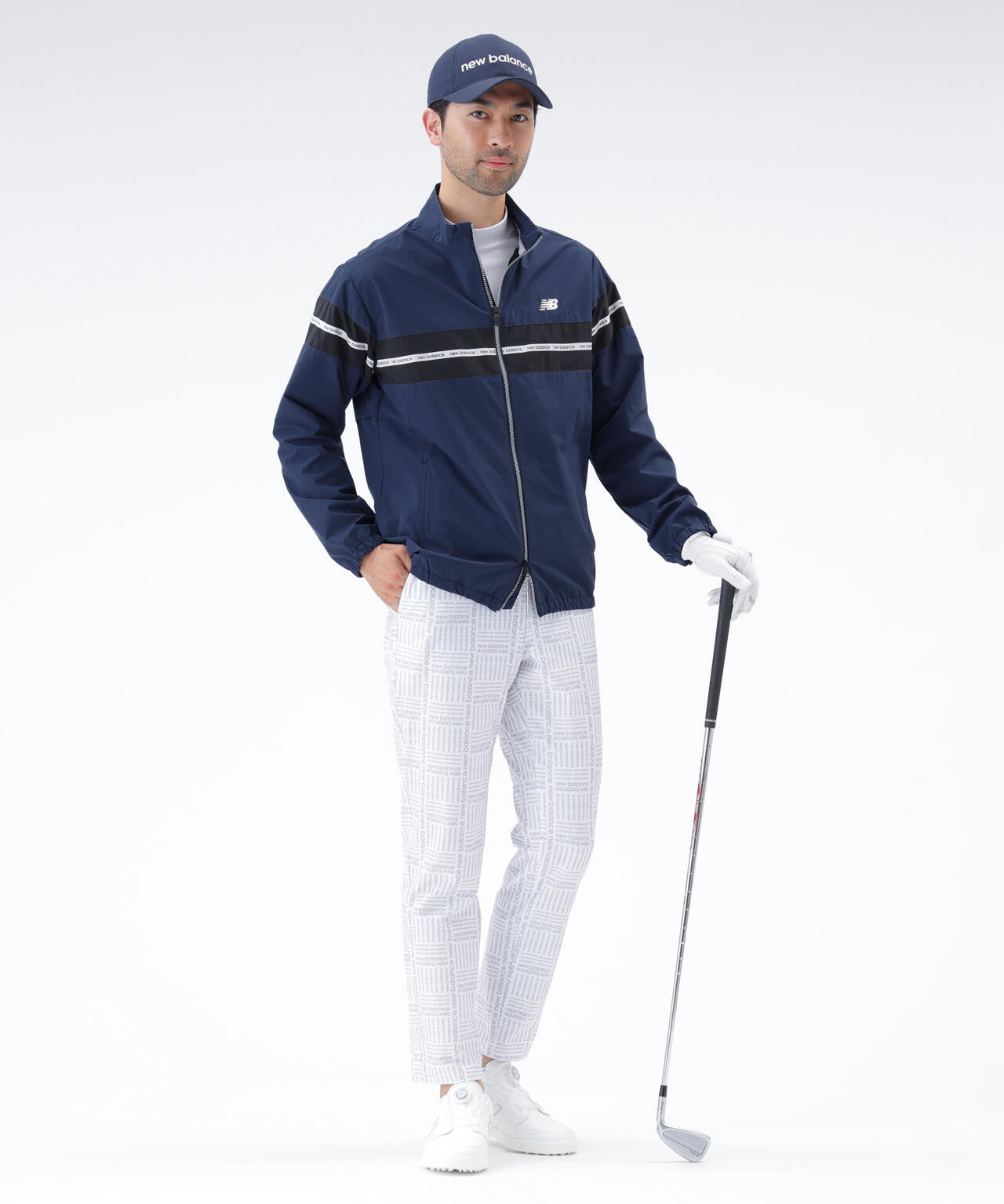 撥水 ストレッチ フルジップ ウインド ブルゾン (MENS) | new balance