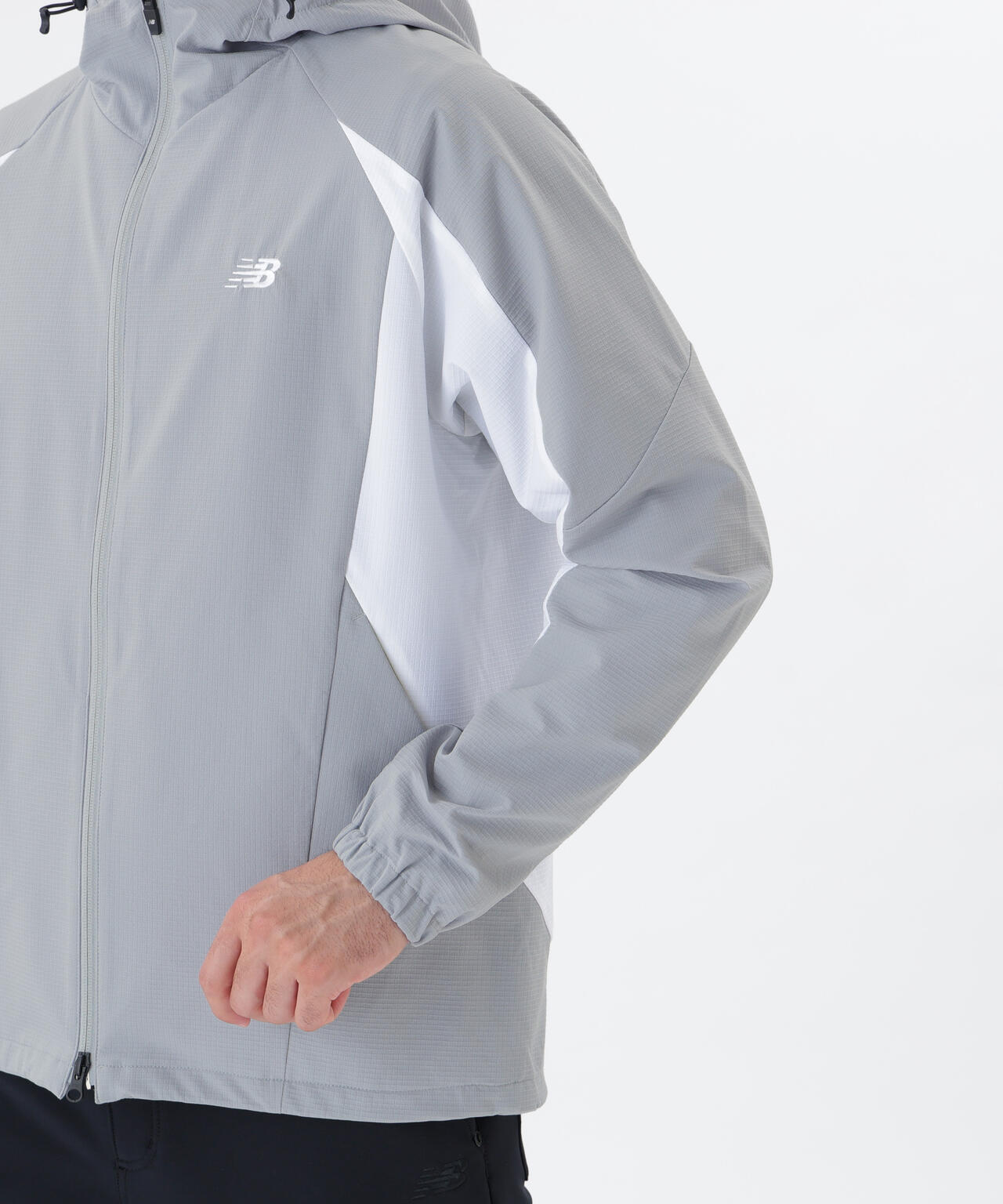 撥水 4WAYストレッチ フルジップ シェルパーカー (MENS) | new balance