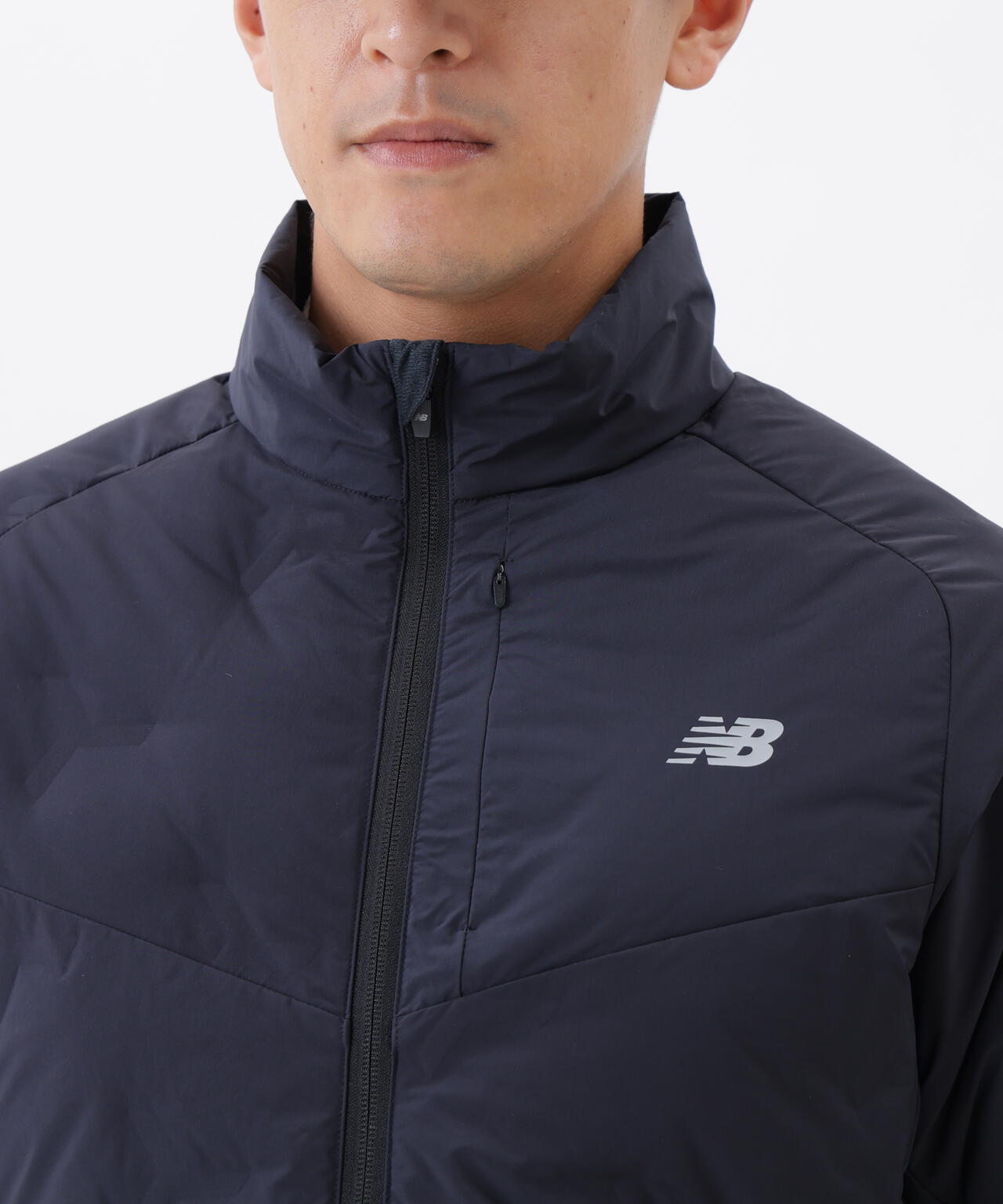 撥水 保温 ライトダウン フルジップ ブルゾン (MENS) | new balance