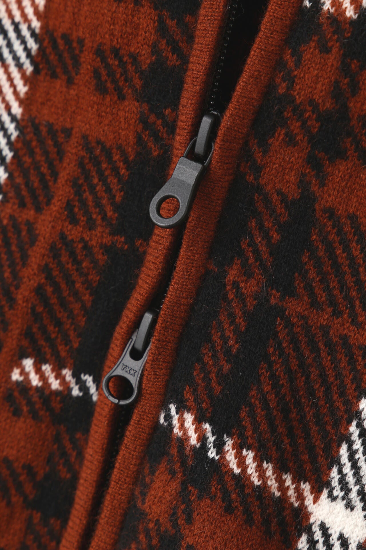 カシミヤ天竺 フルジップニットジャケット ＜CHECKシリーズ＞ | PEARLY