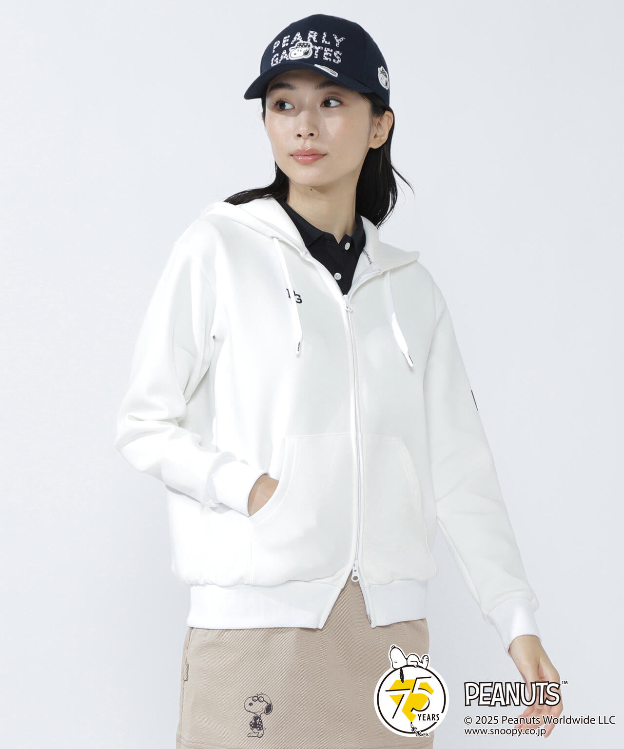 SNOOPY】COEコットンAir フルジップフーディ | PEARLY GATES（パーリー