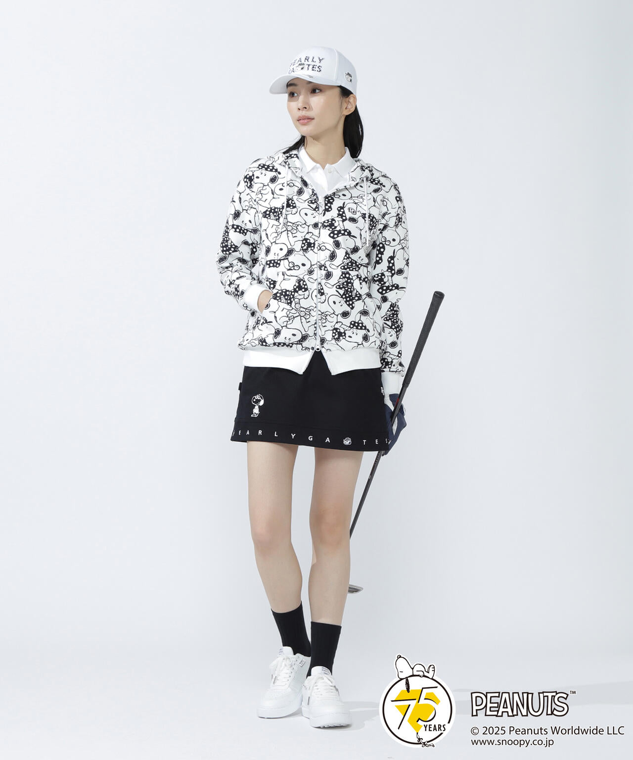 PEARLY GATES スウェット・キャップ・スカートセット PEARLY GATES