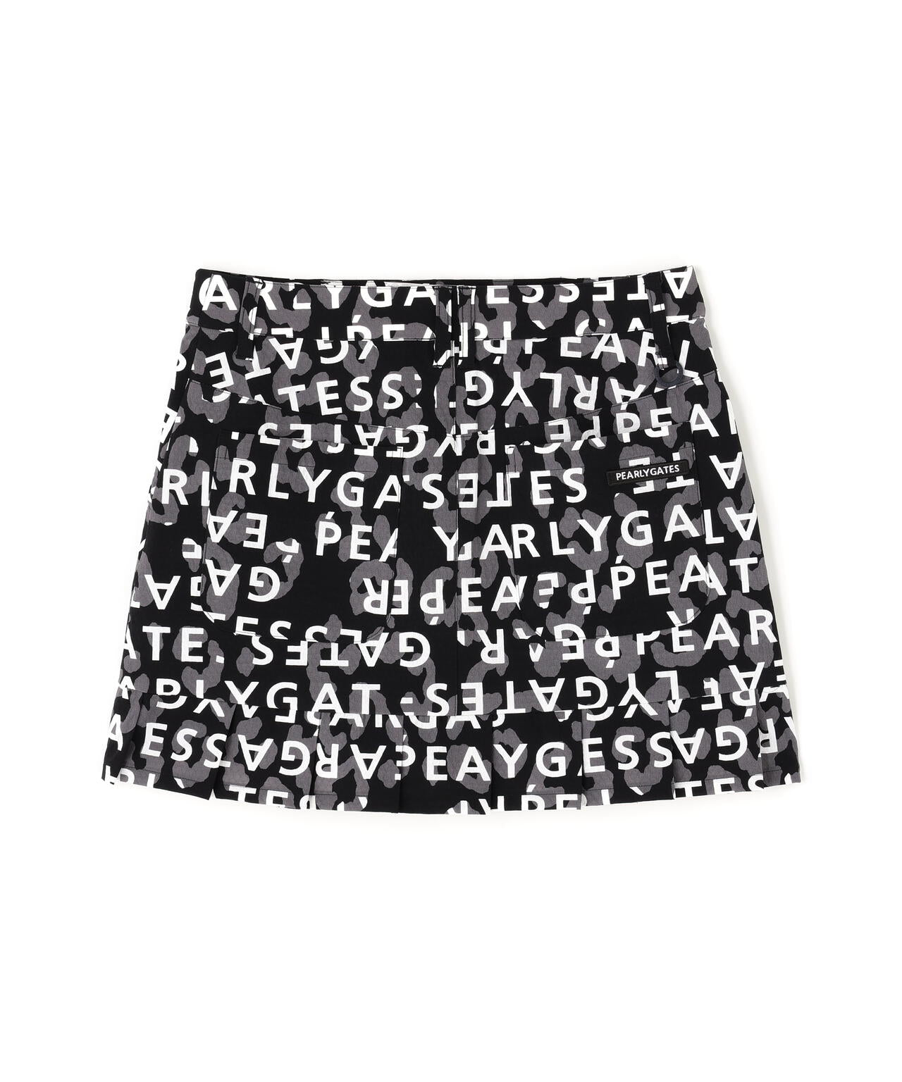 Nyストレッチドビースカート ＜ロゴヒョウ柄＞ | PEARLY GATES