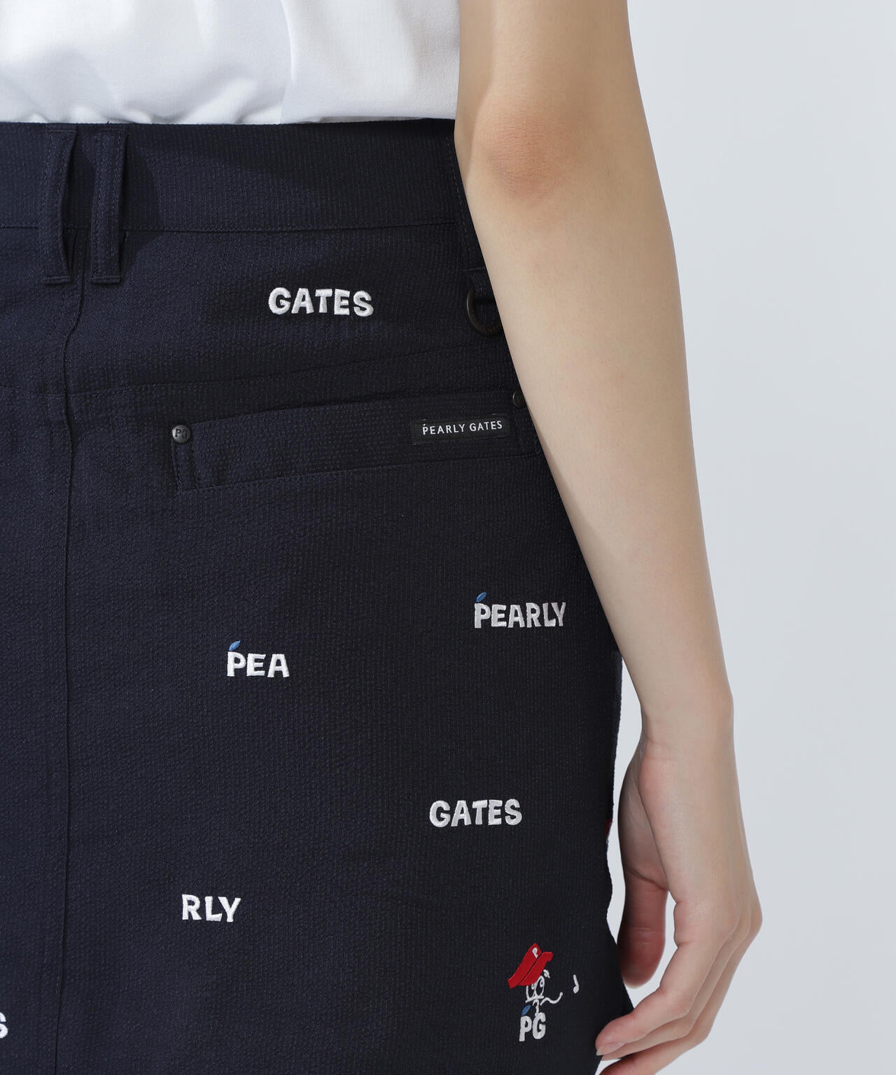 Peサッカーストライプスカート | PEARLY GATES（パーリーゲイツ