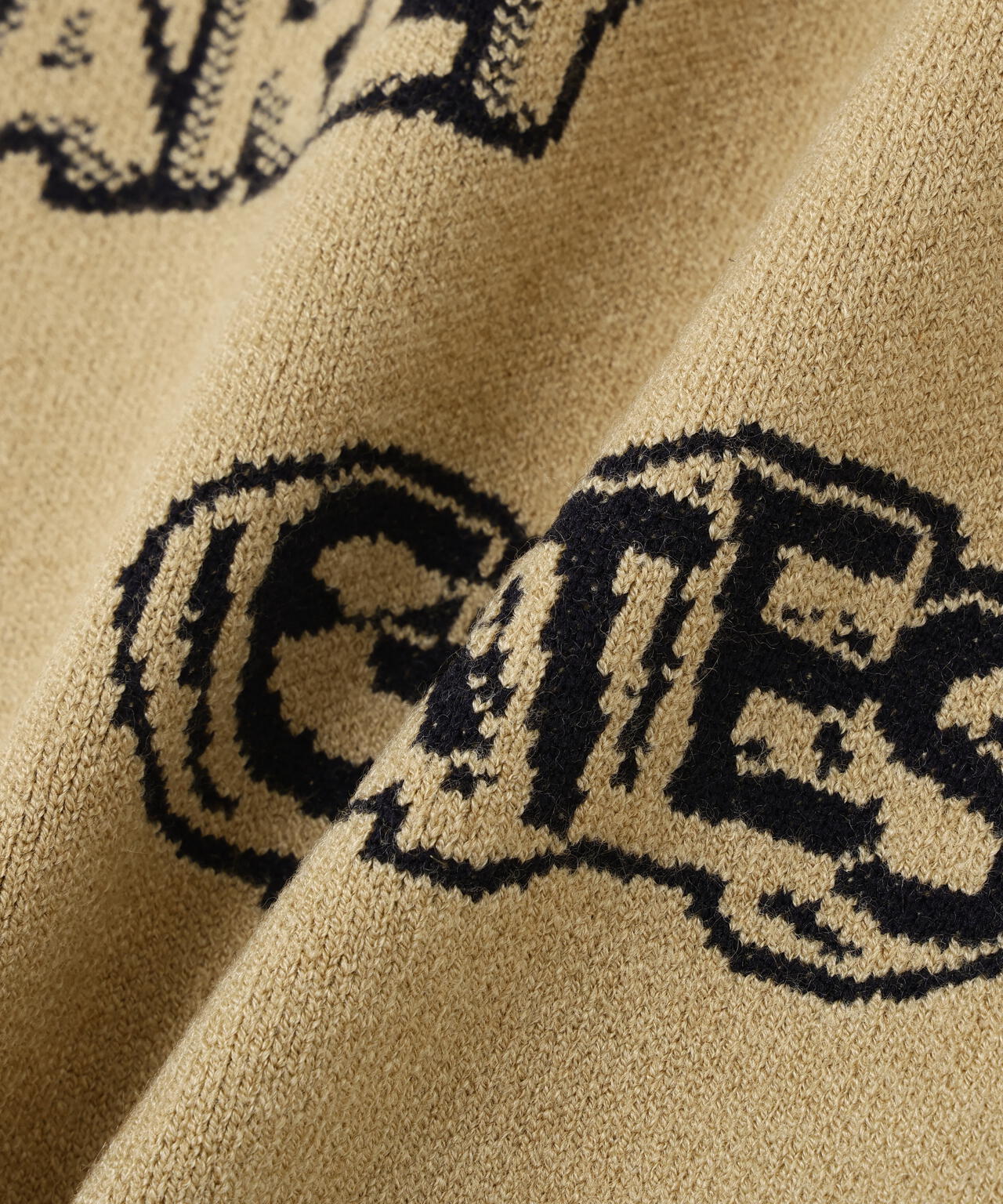 14GダブルJQ×ワッペン風ハイネックニットプルオーバー | PEARLY GATES