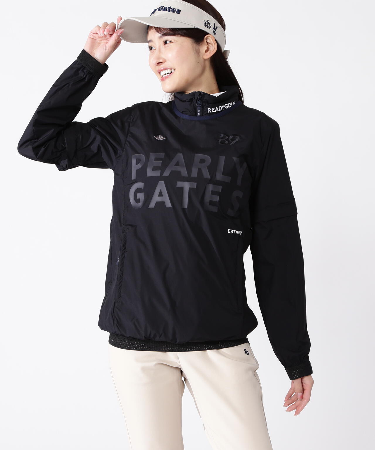 ナイロンストレッチリップレイヤードスニード | PEARLY GATES