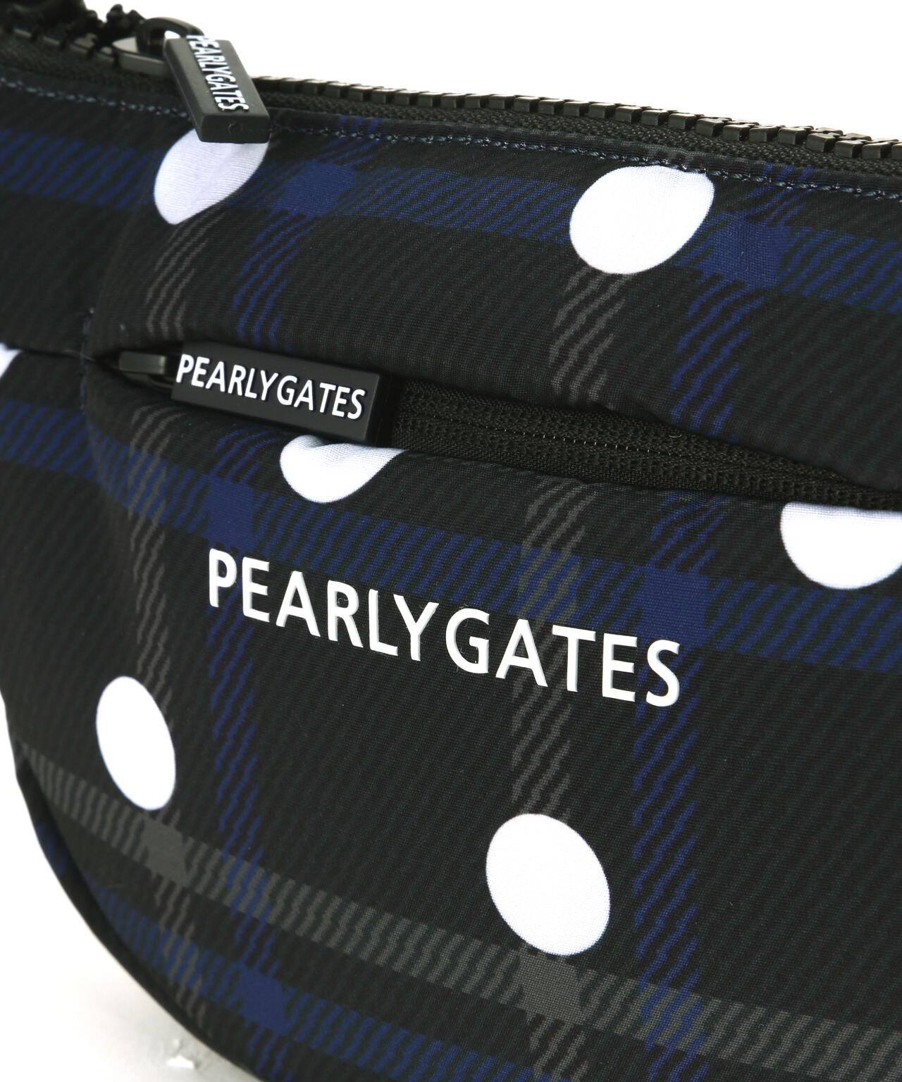チェック×ドット柄中綿マルチポーチ (UNISEX) | PEARLY GATES