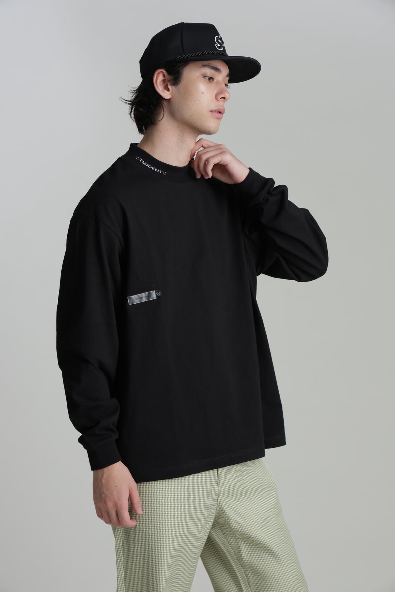 Students Golf】アスペン 綿ジャージ モックネック シャツ | Awesome