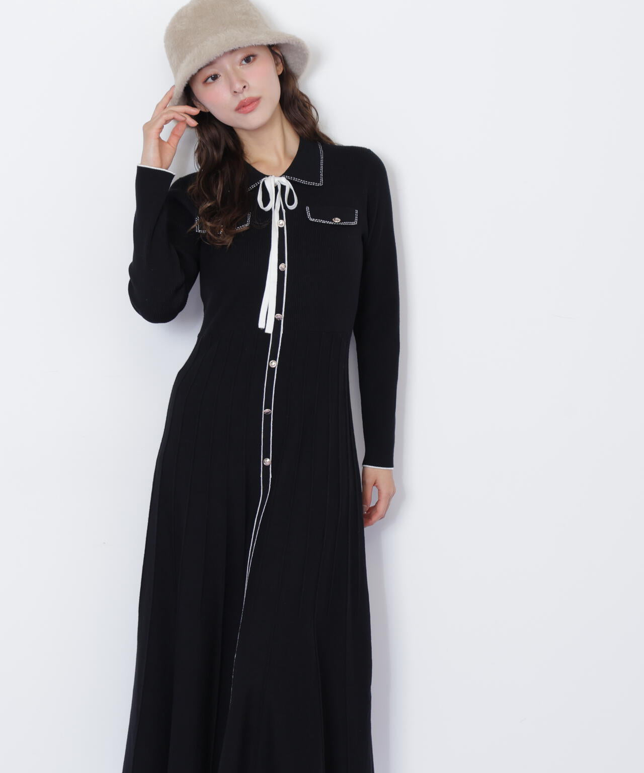 ステッチカラーニットワンピース | JILL by JILL STUART（ジル バイ