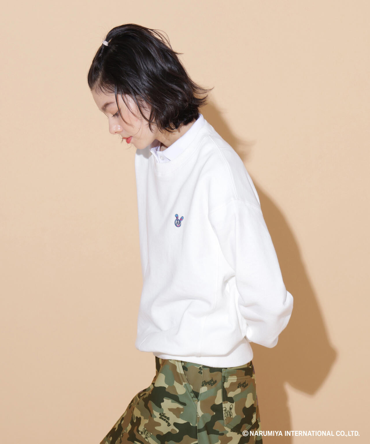 一部店舗&公式オンライン限定】エンジェルブルーコラボ裏毛スウェット