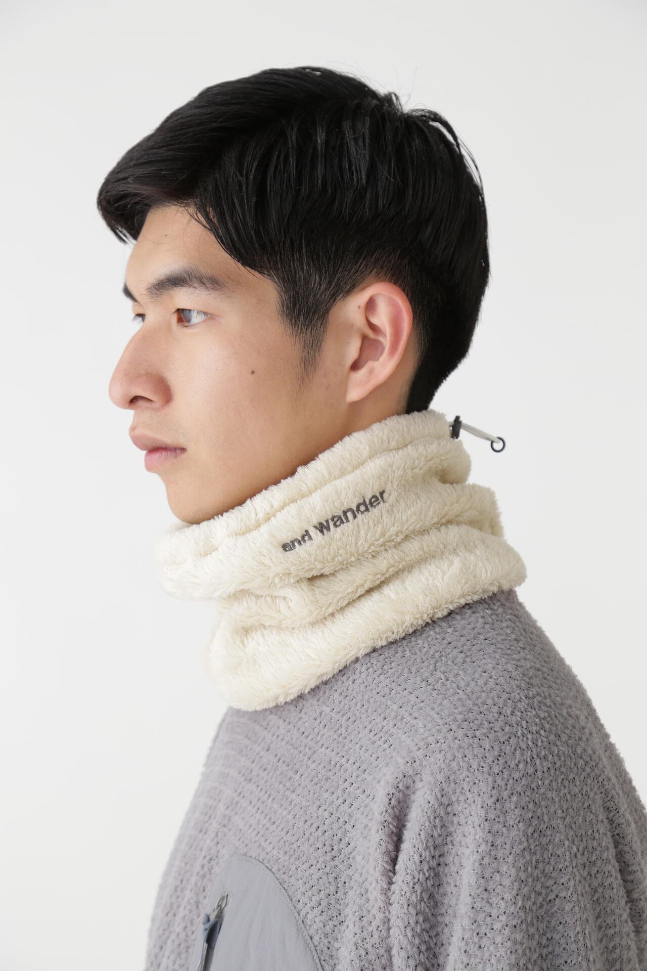 high loft fleece neck warmer | and wander（アンドワンダー