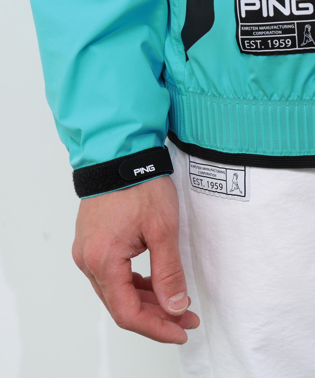 PING APPAREL】撥水フルジップフーディーブルゾン ＜GOLD＞ (MENS