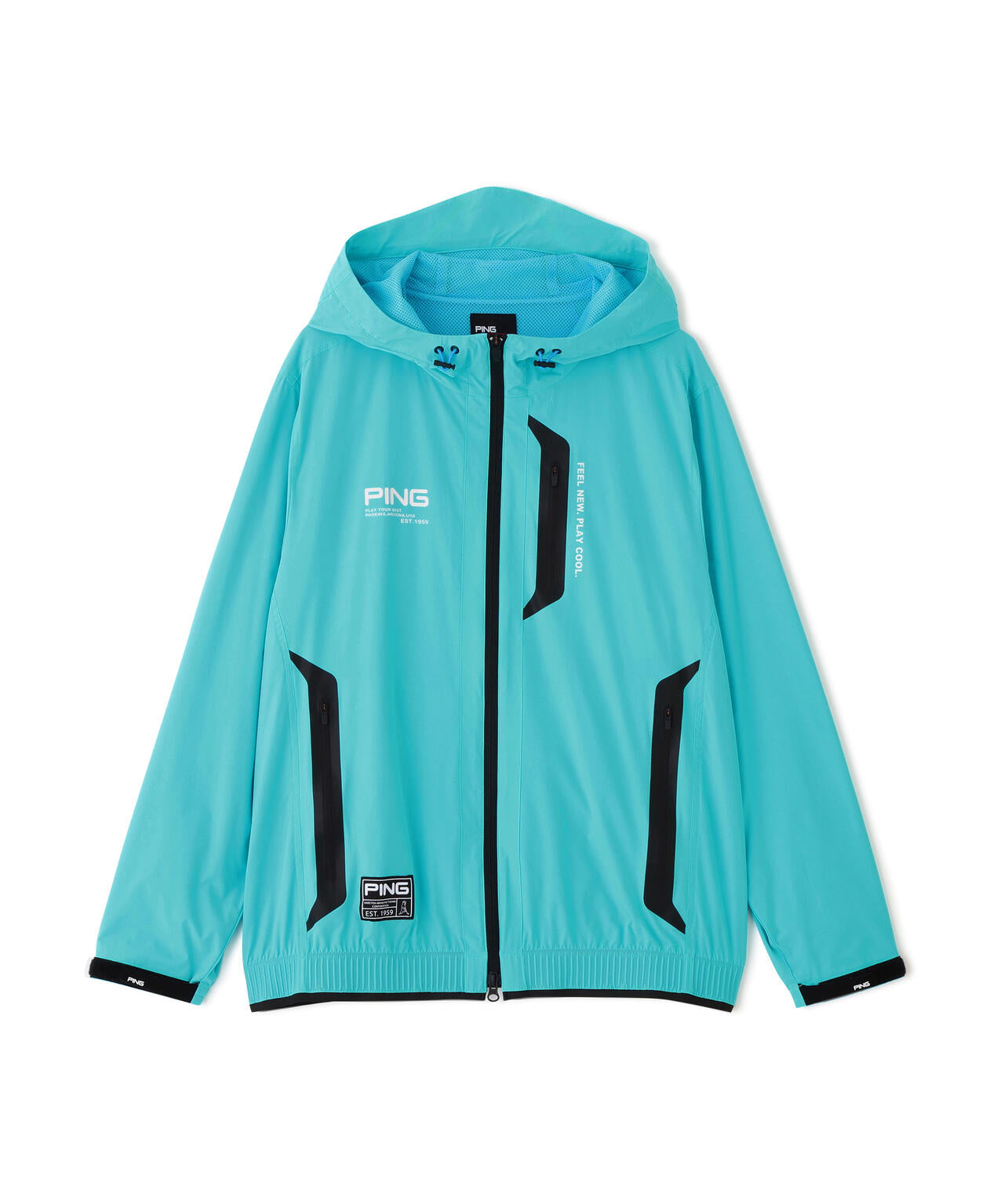 PING APPAREL】撥水フルジップフーディーブルゾン ＜GOLD＞ (MENS