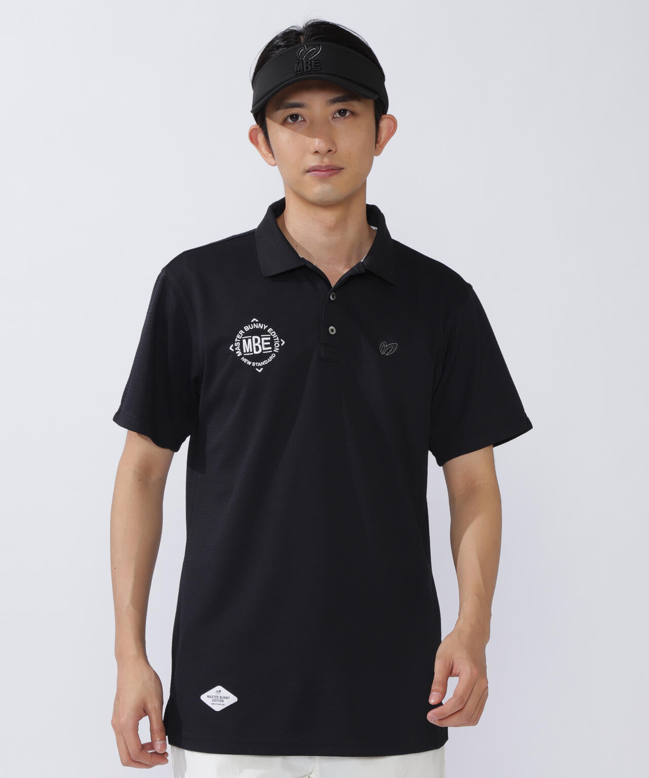 ワッフルジャージUV半袖ポロシャツ | MASTER BUNNY EDITION（マスター