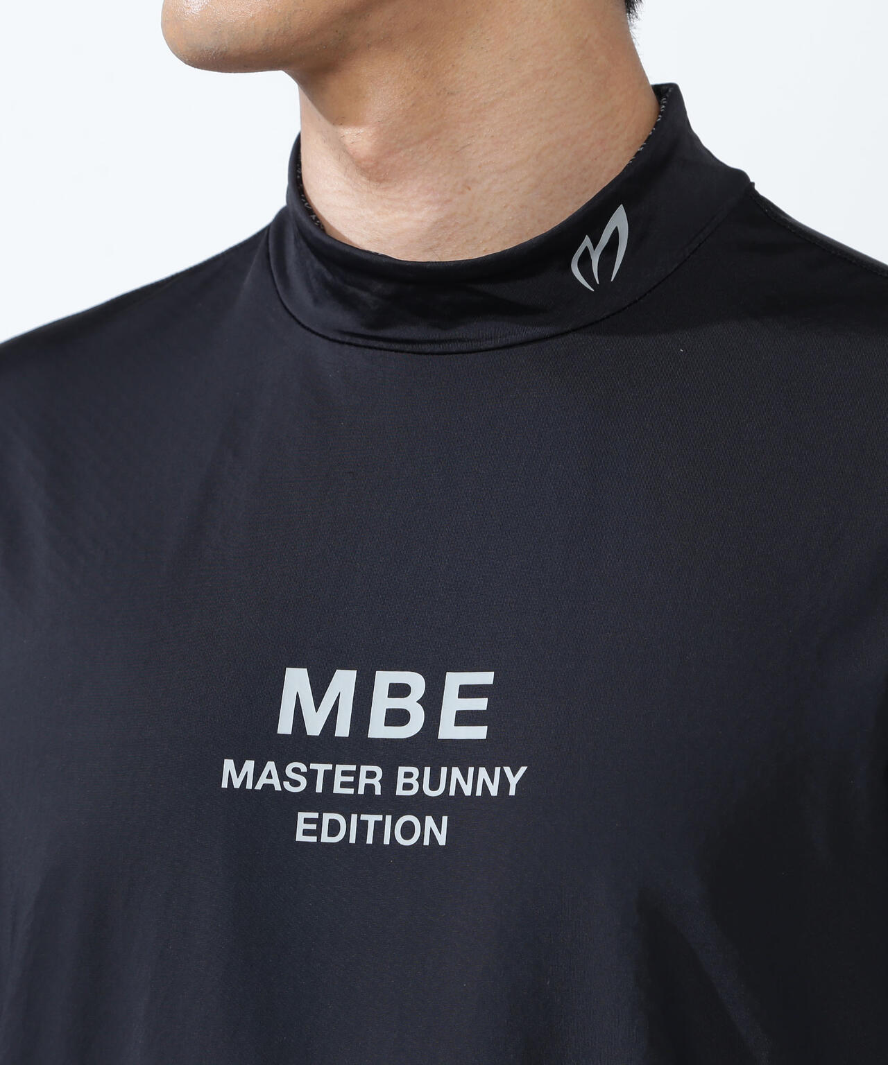 クロスミントサークルジャガード半袖ハイネックカットソー | MASTER