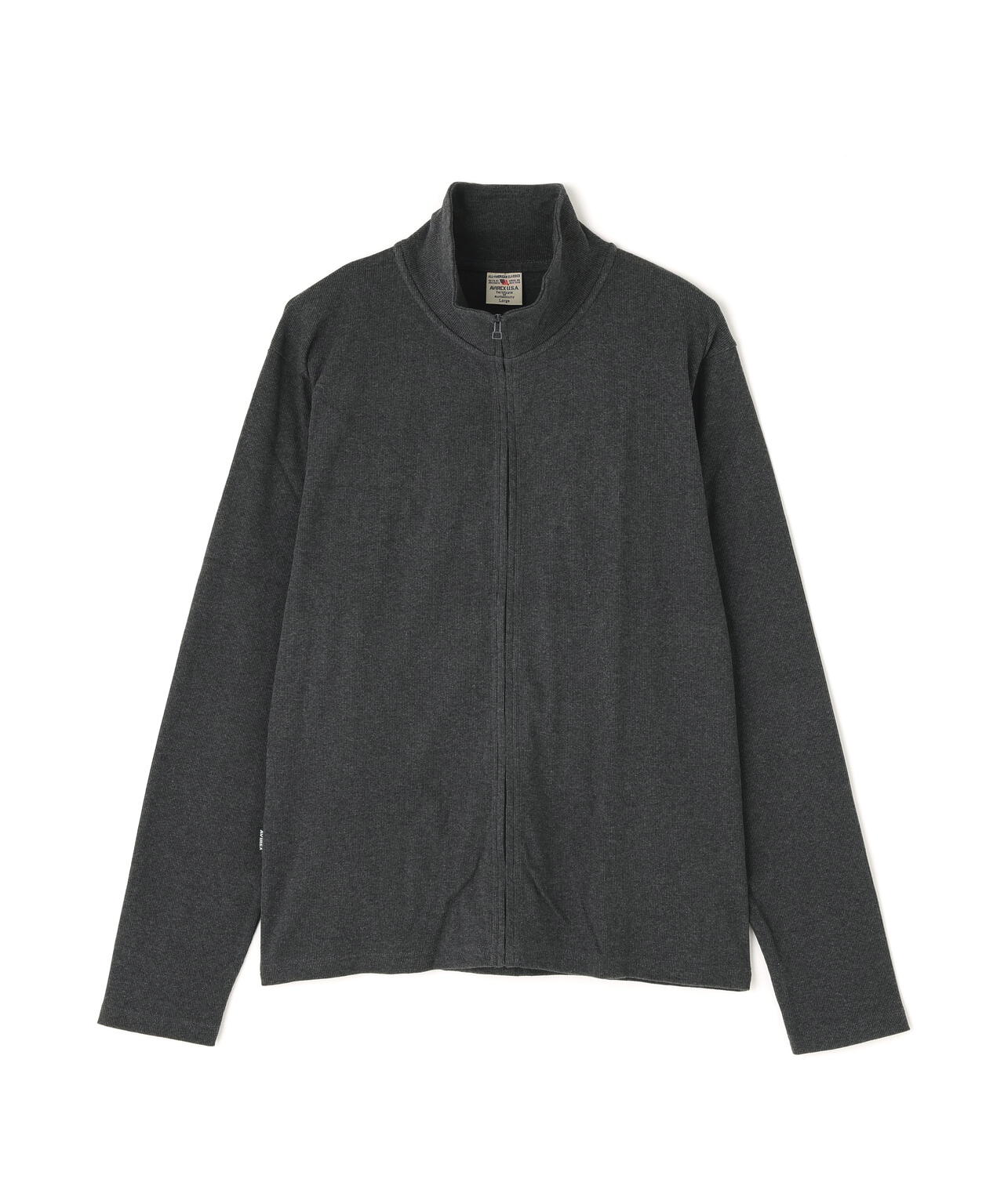 DAILY/デイリー》STAND ZIP RIB JACKET/スタンドジップ リブ