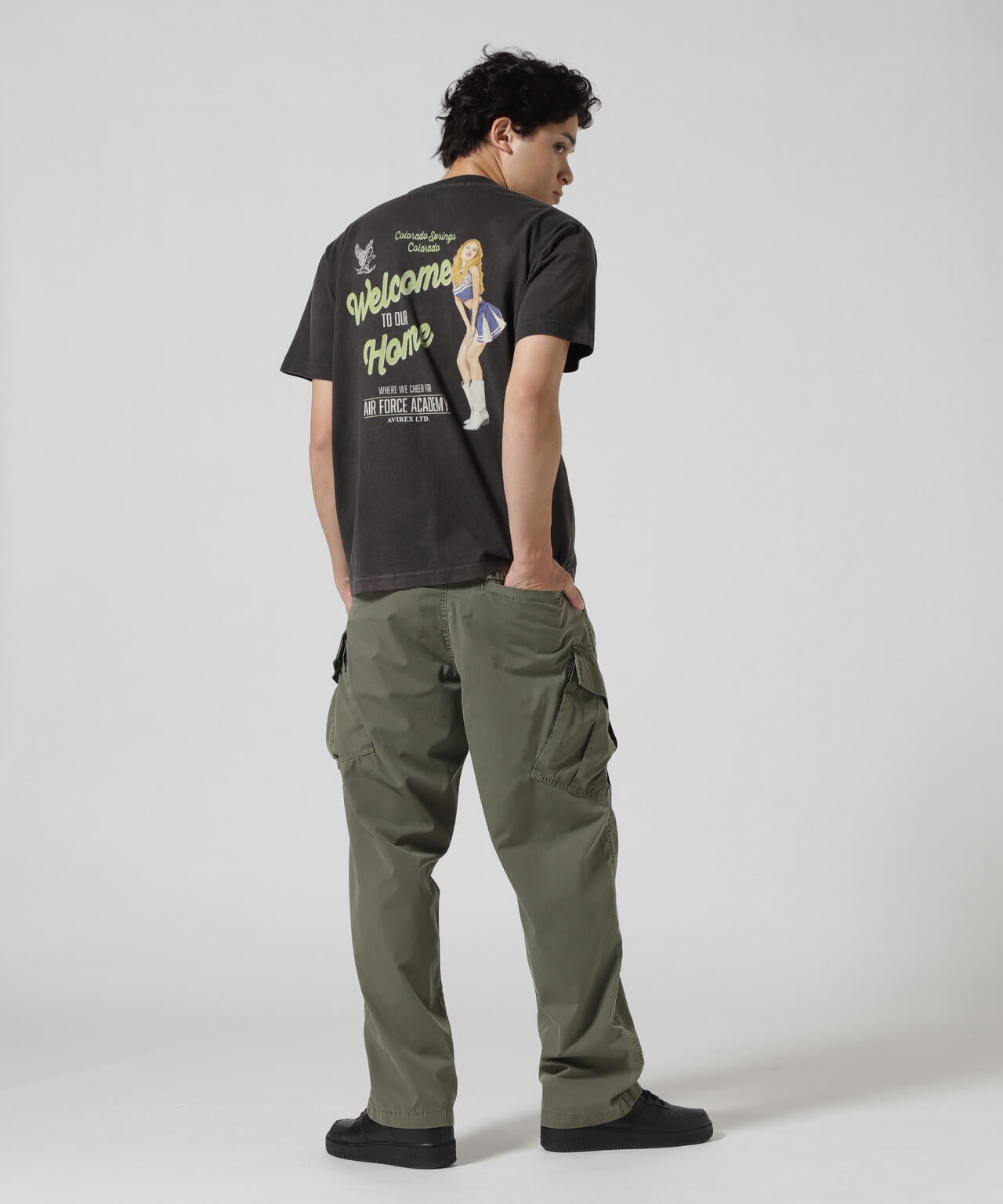 FADED CHEERLEADER T-SHIRT / フェイディド チアリーダー 半袖Tシャツ