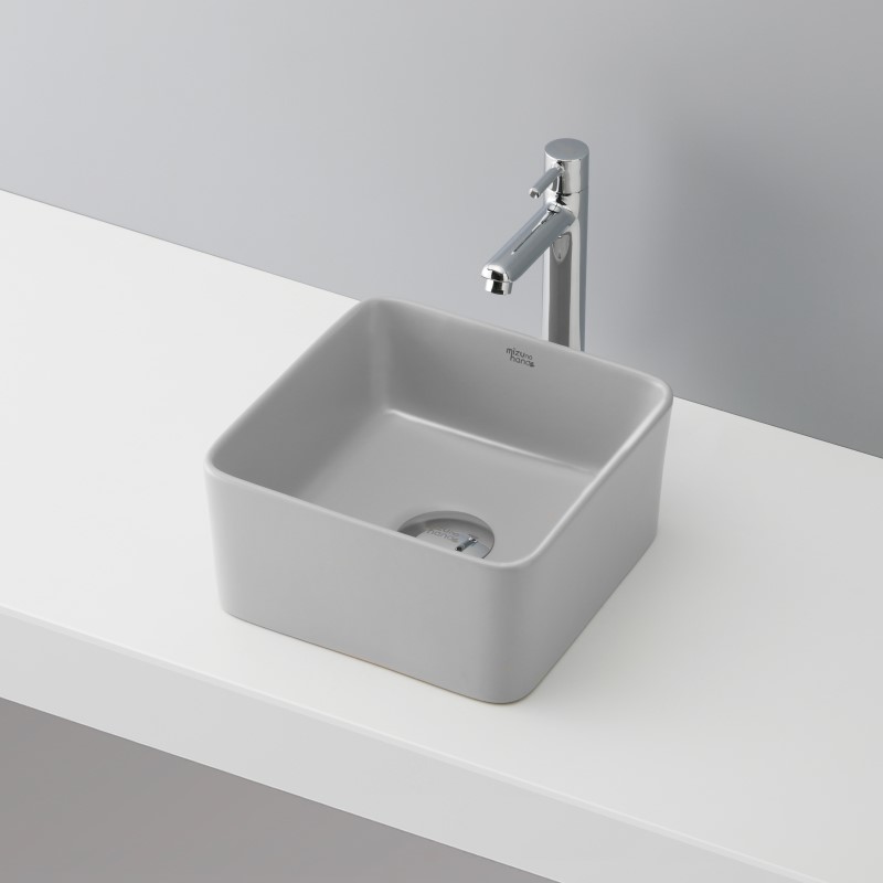 角型手洗いボウル gray B258｜おしゃれな洗面ボウル(洗面器)通販サイト