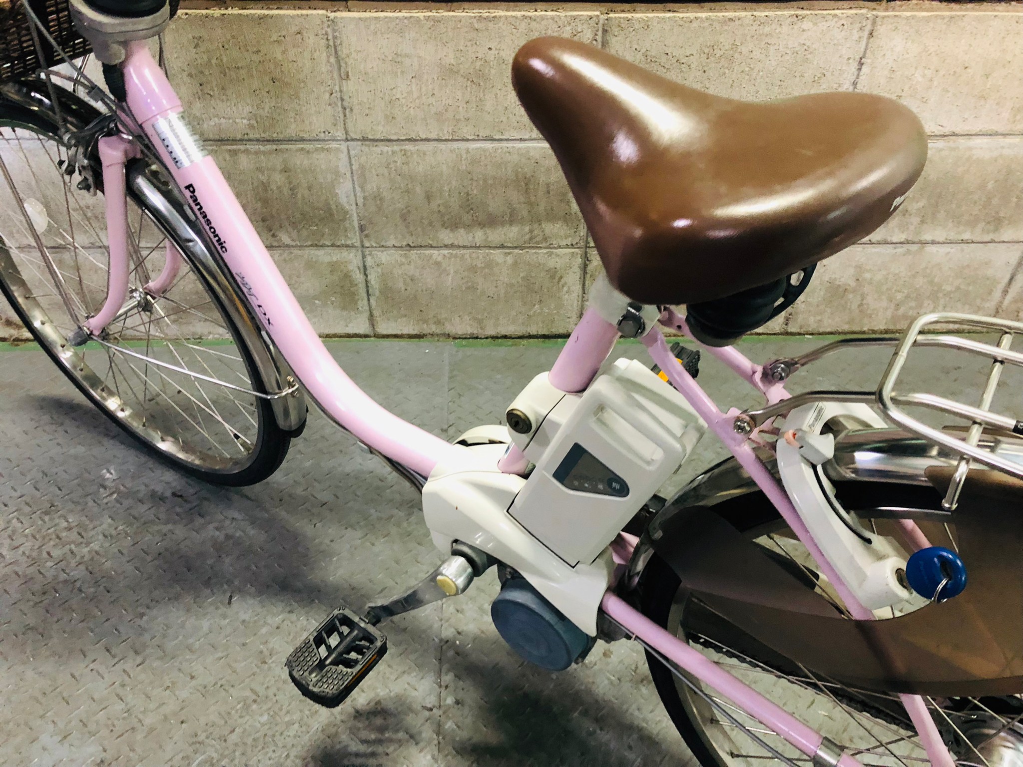 電動自転車 パナソニック VIVI DX 24インチ 3.1Ah ピンク | 国産・中古