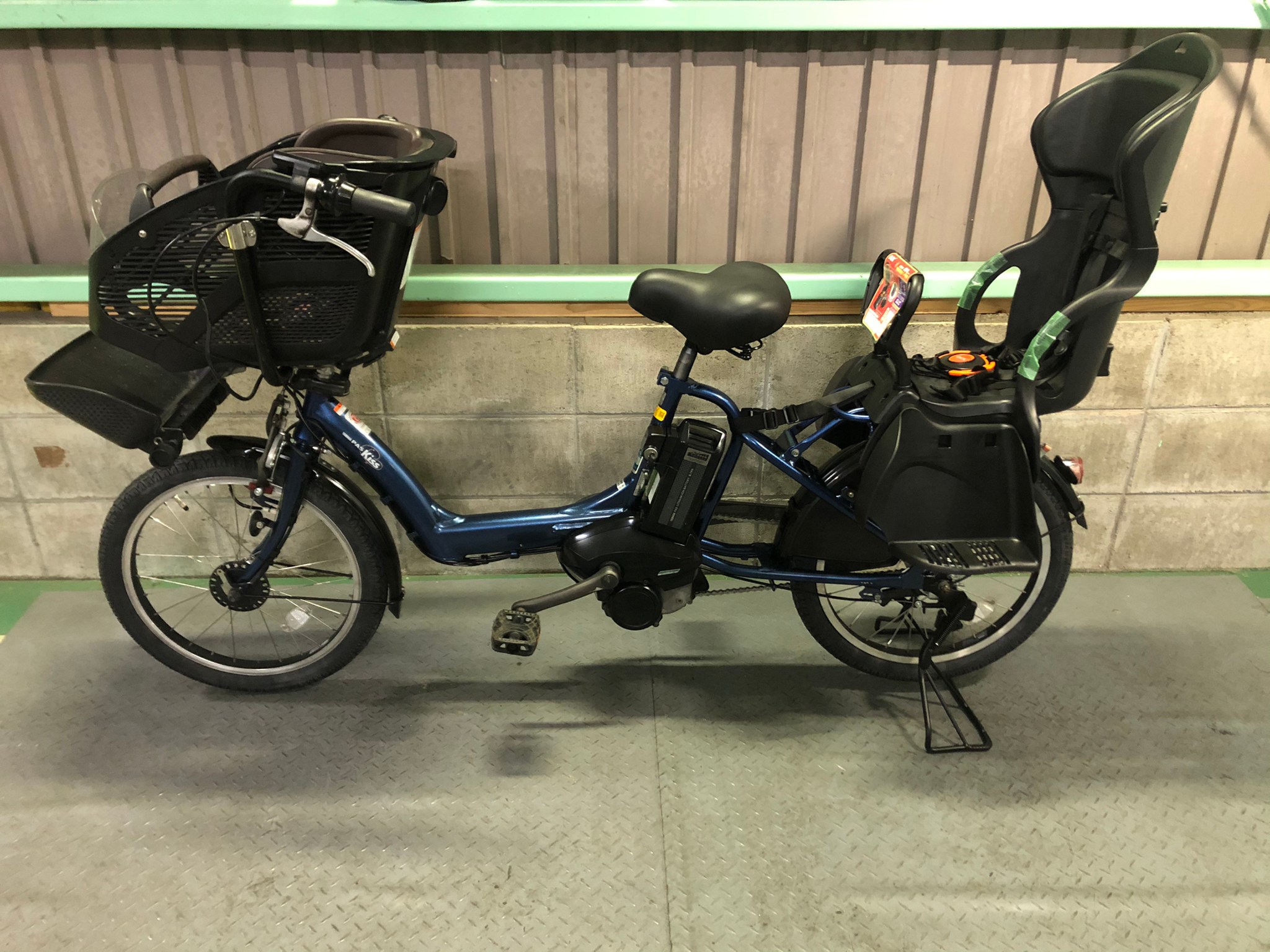 SOLD OUT】電動自転車 ヤマハ PAS Kiss 子供乗せ 8.7Ah 極上バッテリー