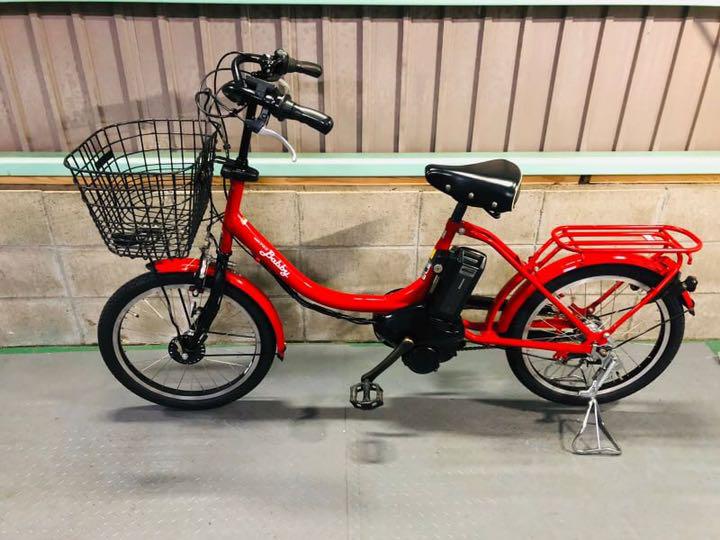 SOLD OUT】電動自転車 YAMAHA PAS babby 赤 子供乗せ 3人乗り適合