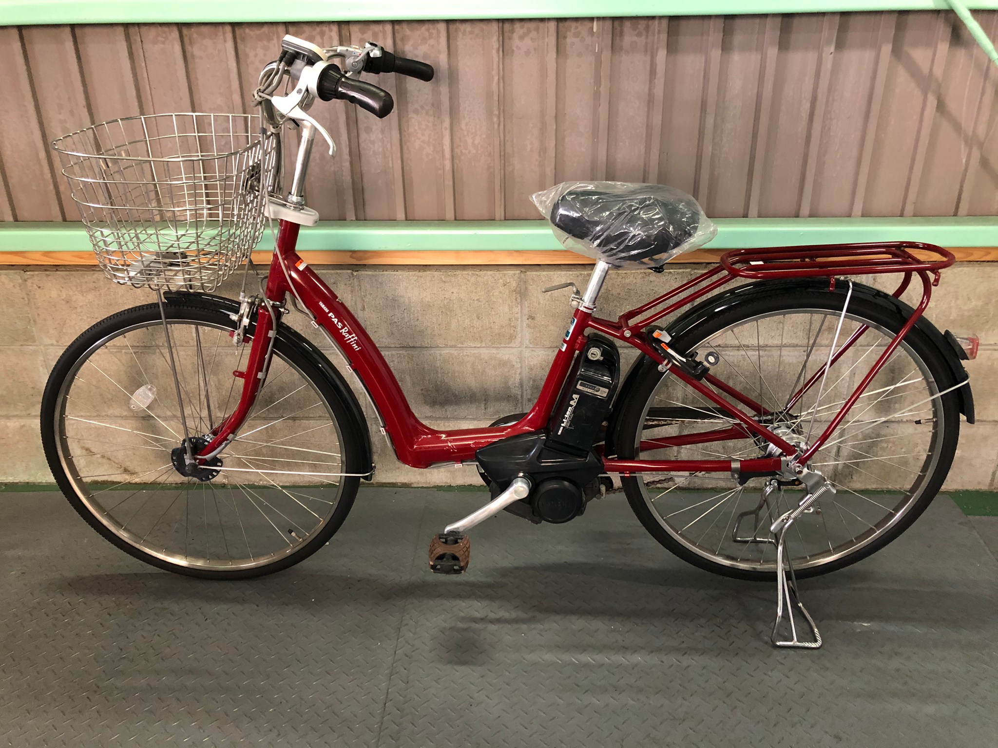 SOLD OUT】電動自転車 ヤマハ ラフィーニ 26インチ 6Ah 3人乗り適合車