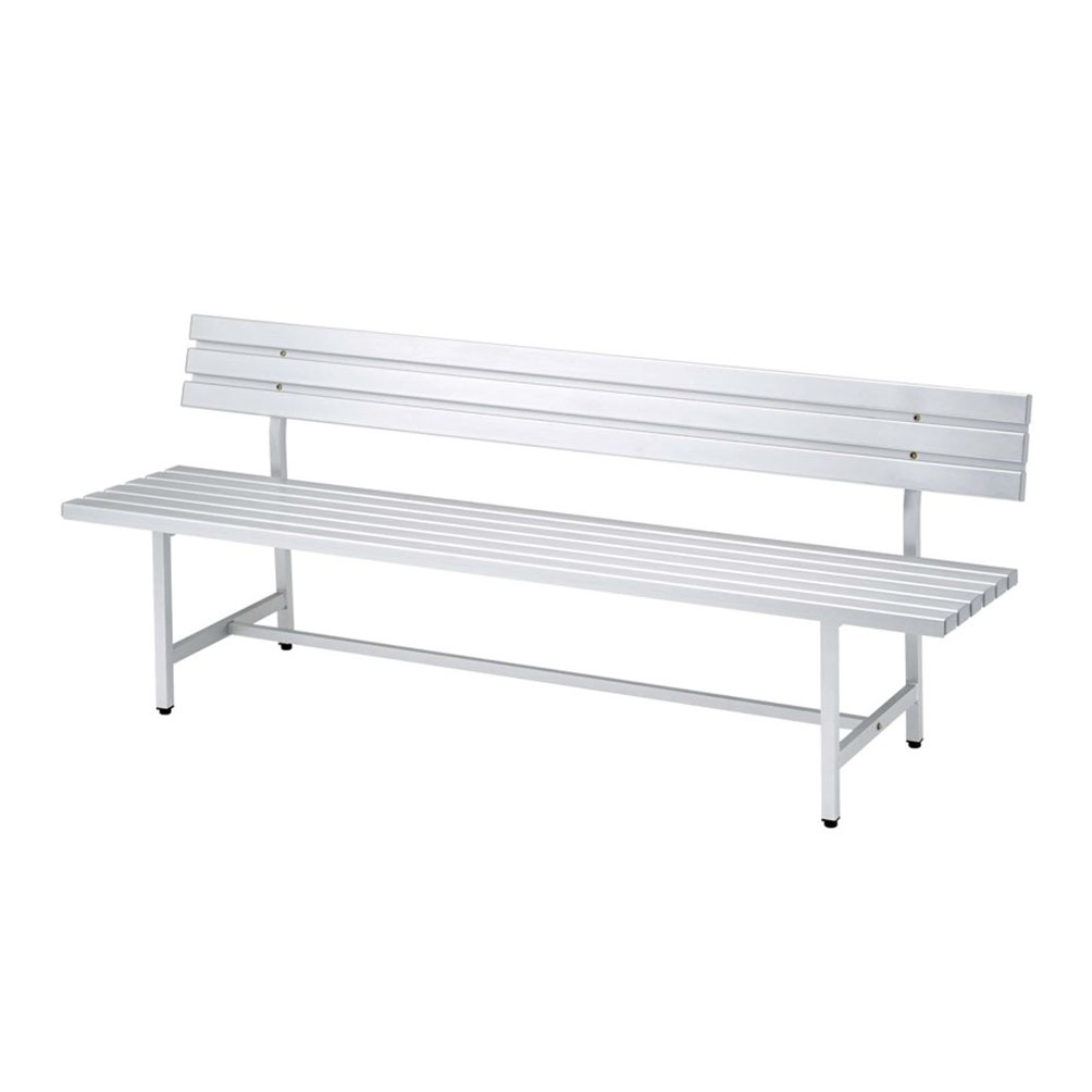 アルミベンチ 背あり(MS-055) | 家具レンタルのモニック株式会社