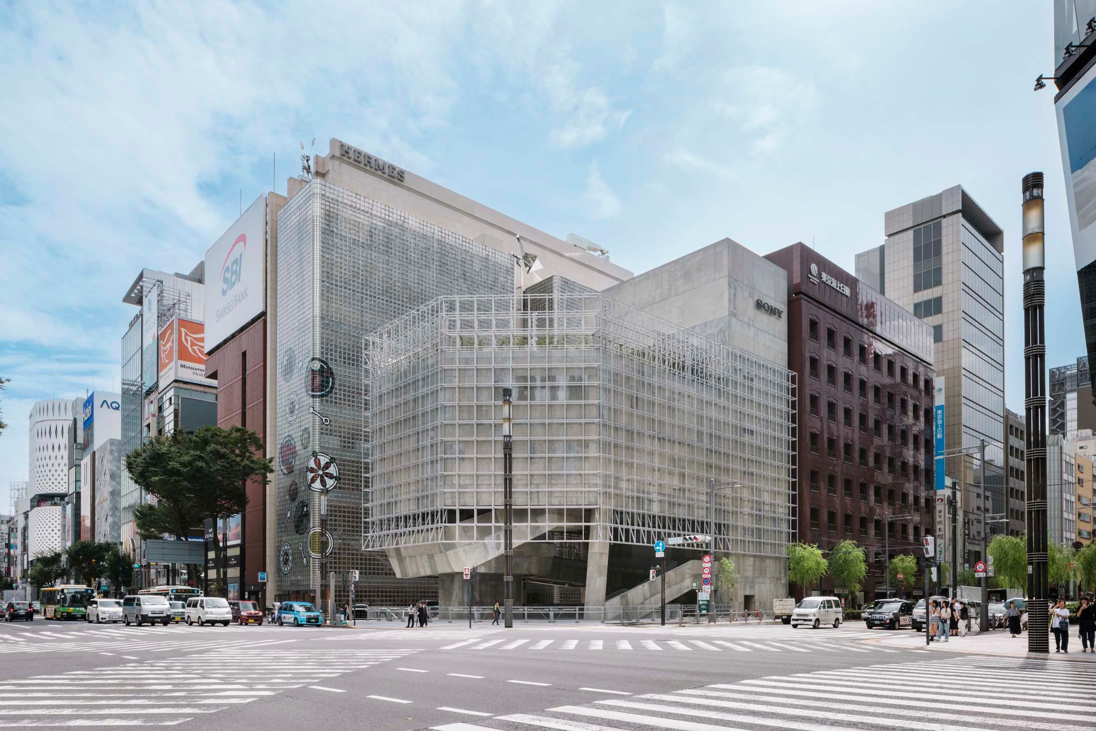 The new Ginza Sony Park is as radical as its 1966 predecessor