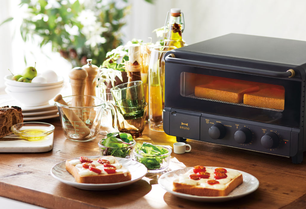 ブルーノ BRUNO crassy+ スチーム&ベイク トースター | キッチン家電