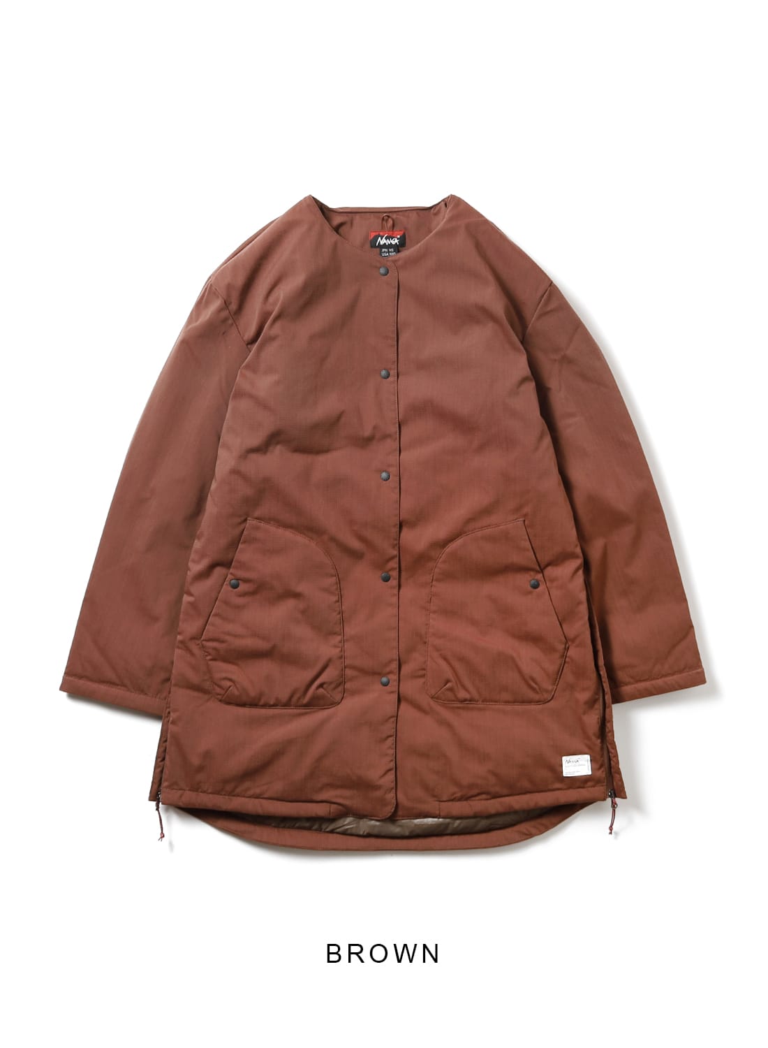 HINOC RIPSTOP INNER DOWN LONG CARDIGAN W|ヒノック リップストップ