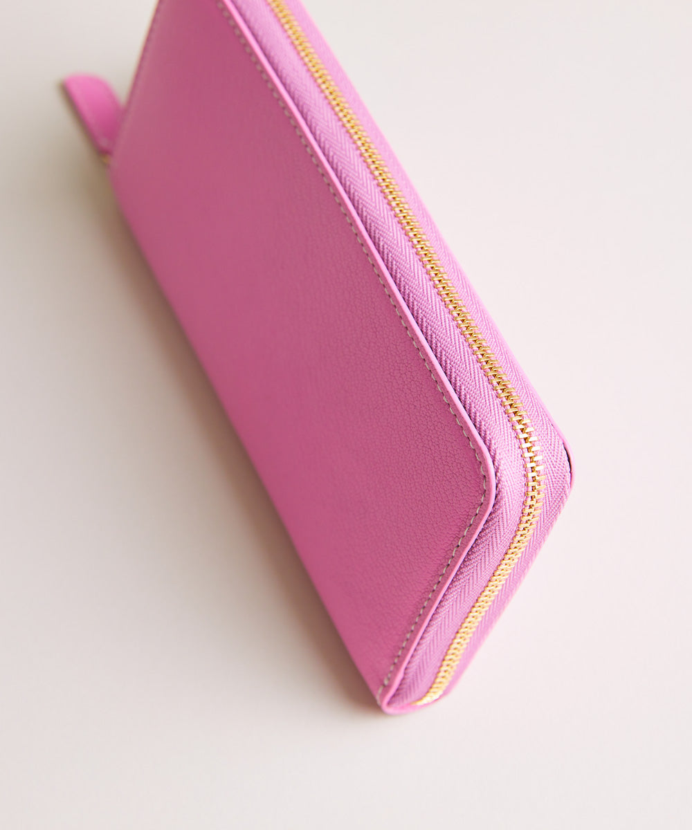 Mini Round Zip Long Wallet - Pink – MOLINI（モリニ）オフィシャル