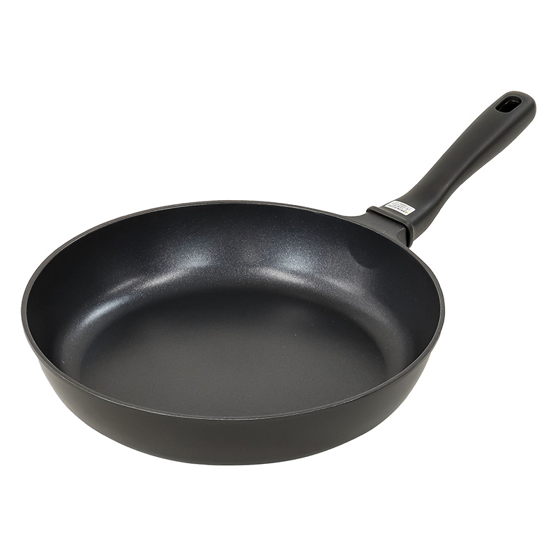 ゴリラのひとつまみ ガス火専用フライパン 26cm ブラック ｜ ミスター