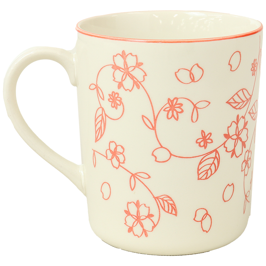 軽量マグ 花唐草 赤 ｜ ミスターマックスオンラインストア