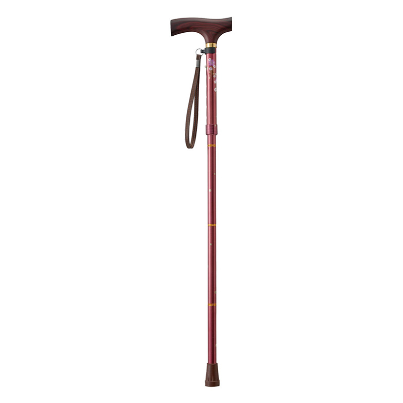 テイコブ 折りたたみ式伸縮ステッキ EOP03 紅桜 ｜ ミスターマックス