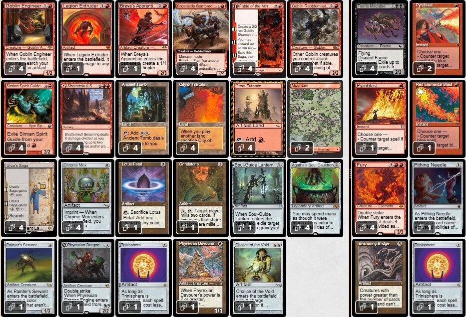 2024/05/25 日本レガシー選手権・春 TOP16 Decklist【BIGWEB | MTG